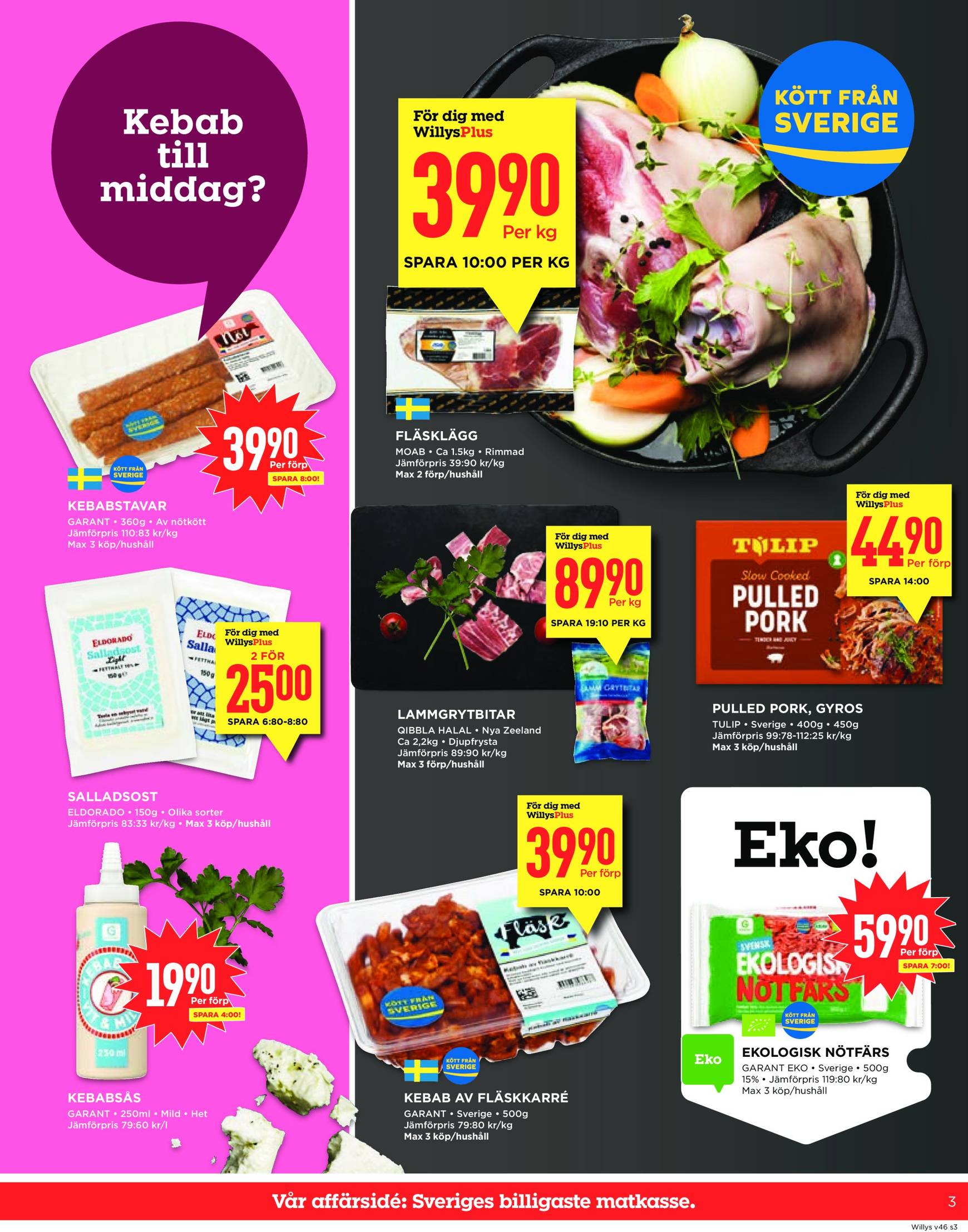 willy-s - Willy's-reklambladet är giltigt från 11.11. - 17.11. - page: 3