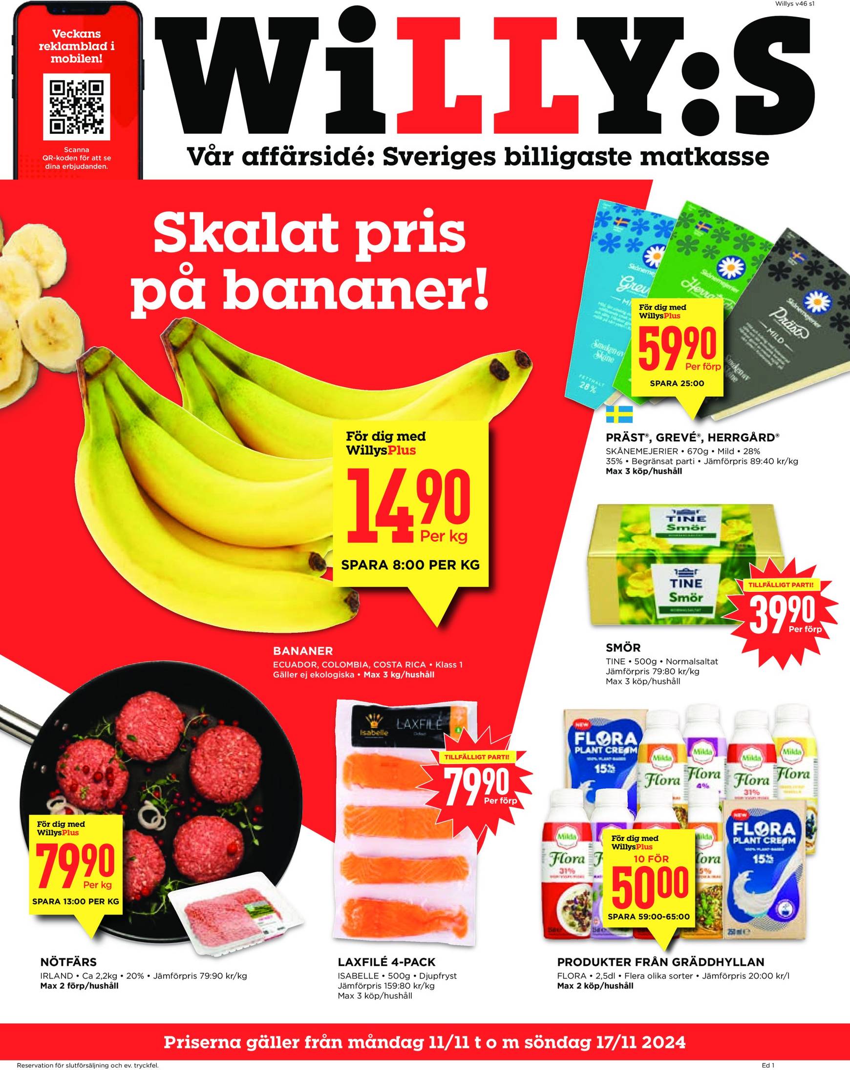 willy-s - Willy's-reklambladet är giltigt från 11.11. - 17.11.