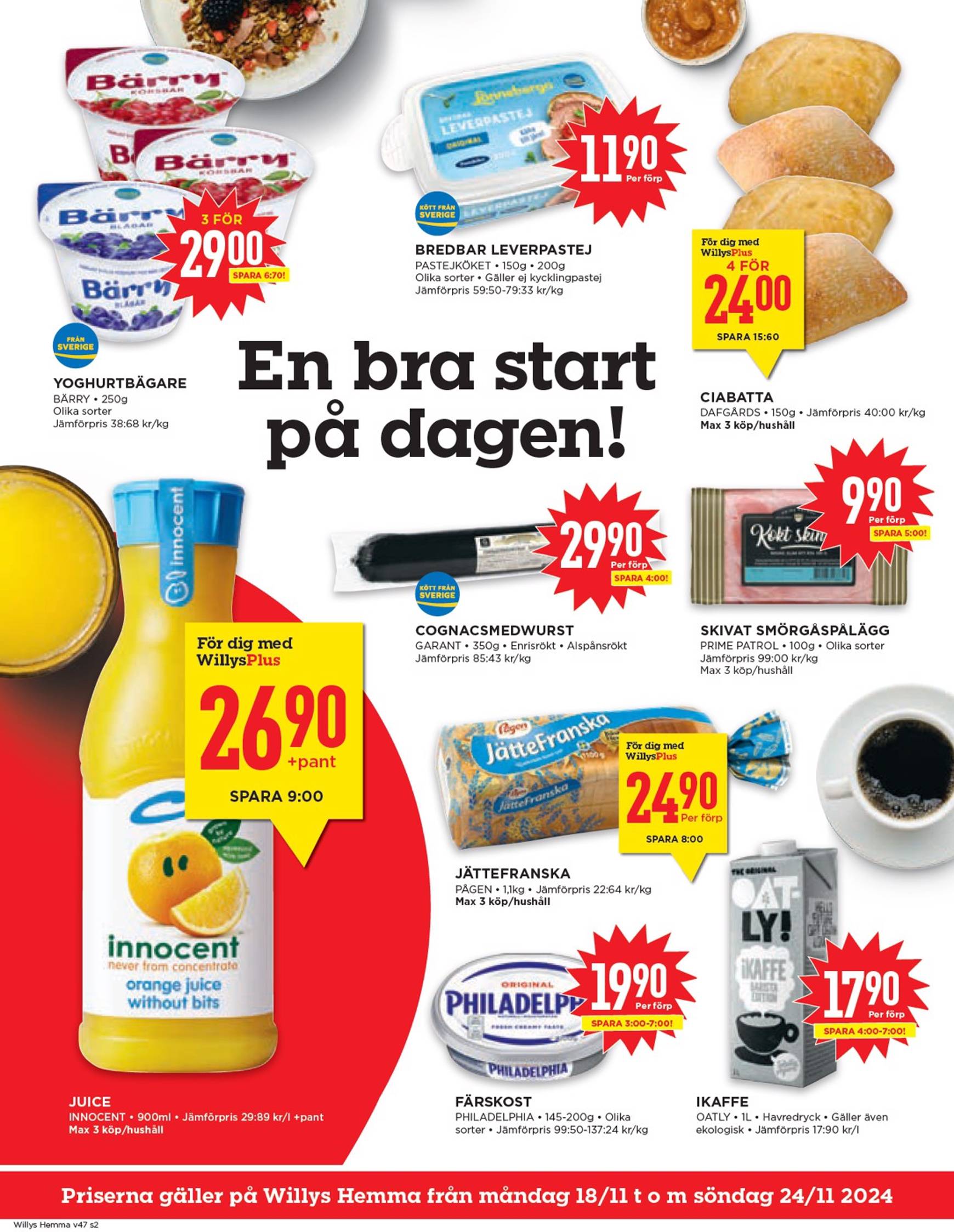 willy-s - Willy's - Hemma-reklambladet är giltigt från 18.11. - 24.11. - page: 2