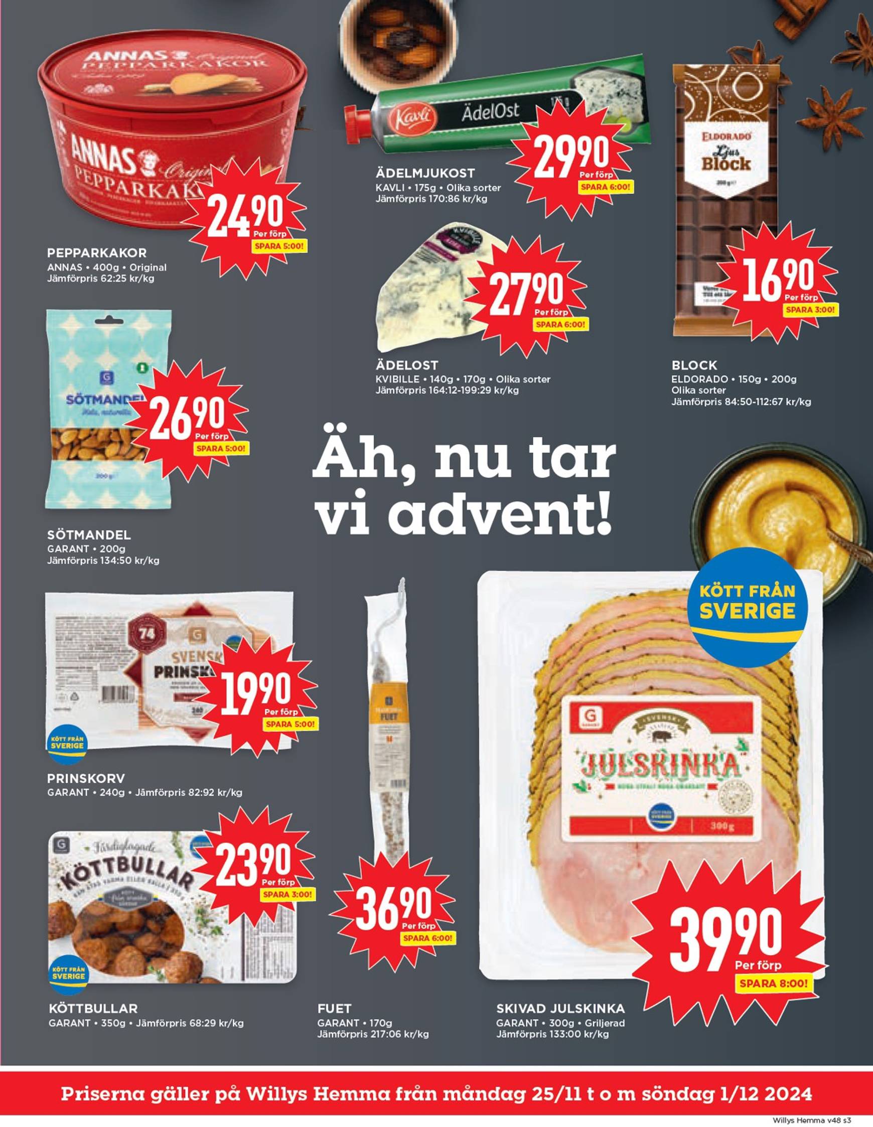 willy-s - Willy's - Hemma-reklambladet är giltigt från 25/11 - 01/12 - page: 3