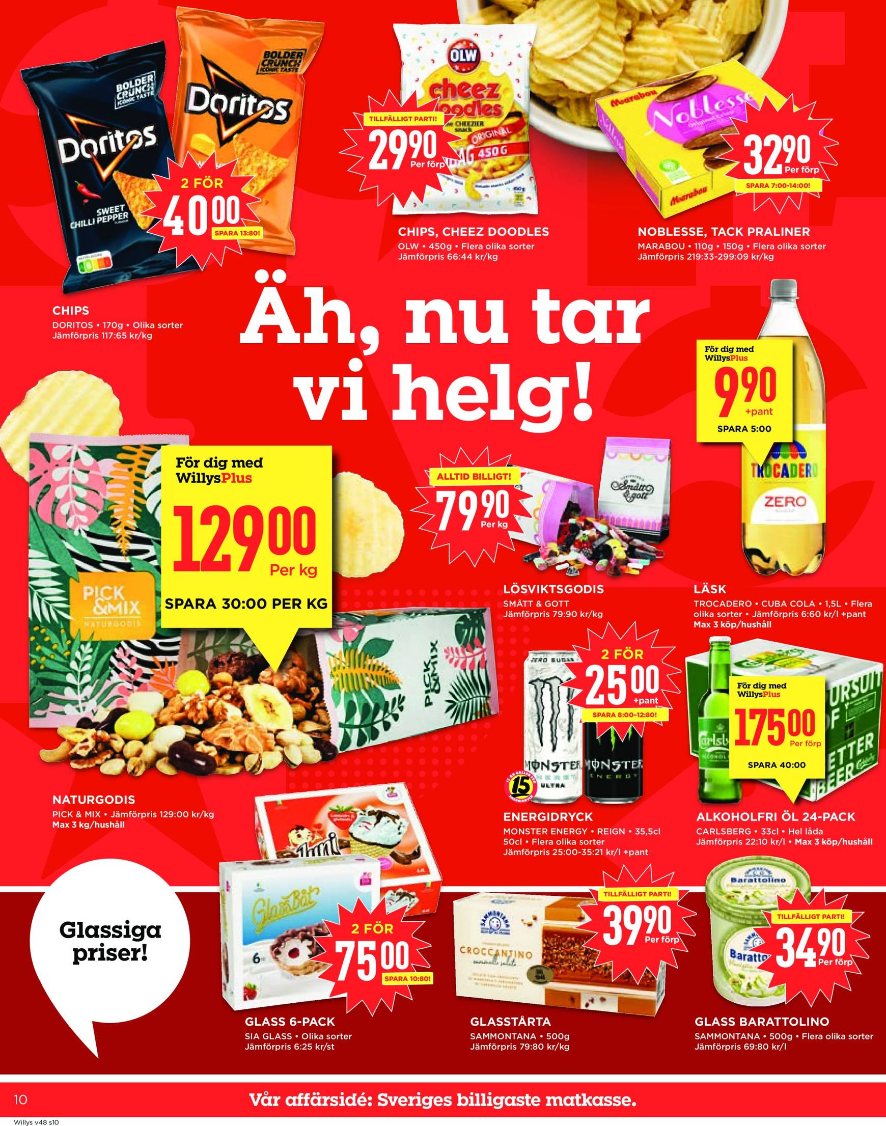 willy-s - Willy's-reklambladet är giltigt från 25/11 - 01/12 - page: 10