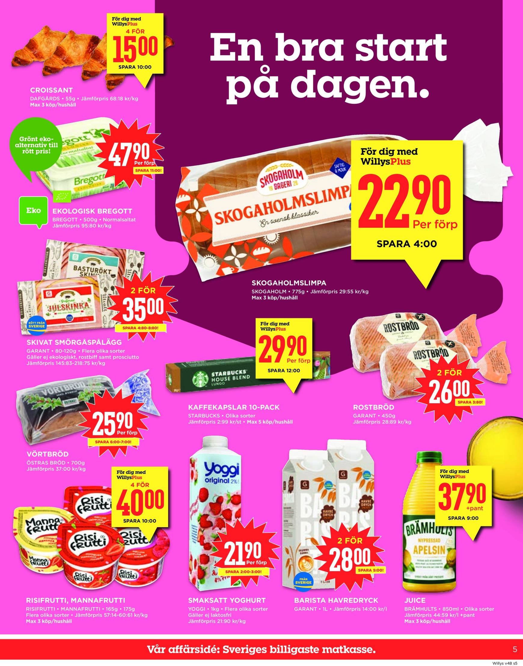 willy-s - Willy's-reklambladet är giltigt från 25/11 - 01/12 - page: 5