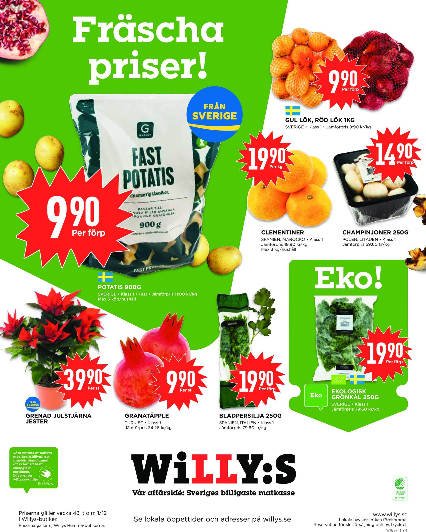 willy-s - Willy's-reklambladet är giltigt från 25/11 - 01/12 - page: 12