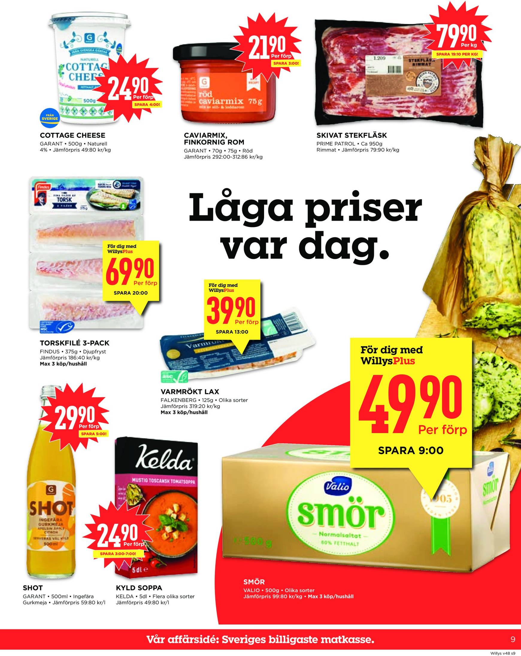 willy-s - Willy's-reklambladet är giltigt från 25/11 - 01/12 - page: 9