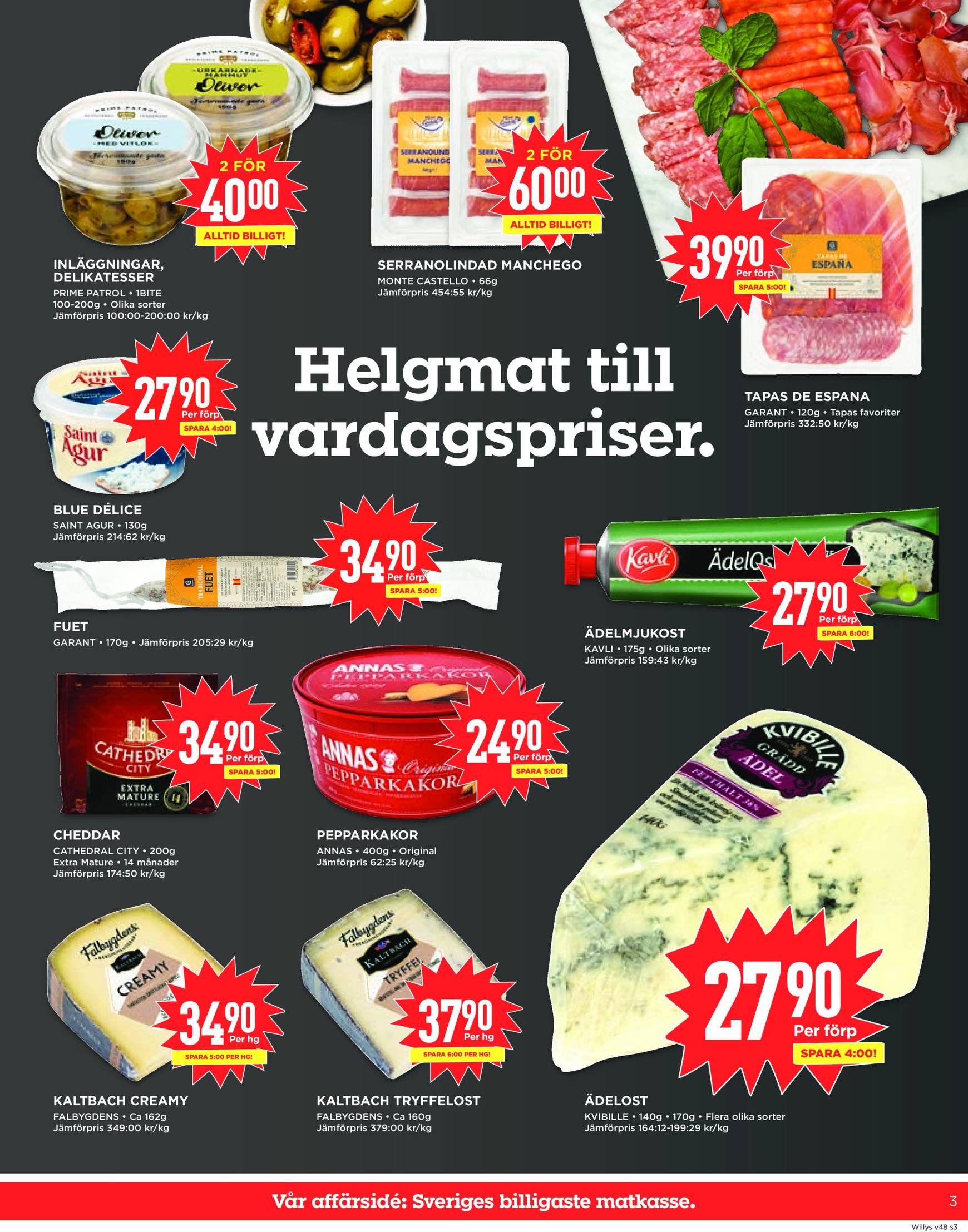 willy-s - Willy's-reklambladet är giltigt från 25/11 - 01/12 - page: 3