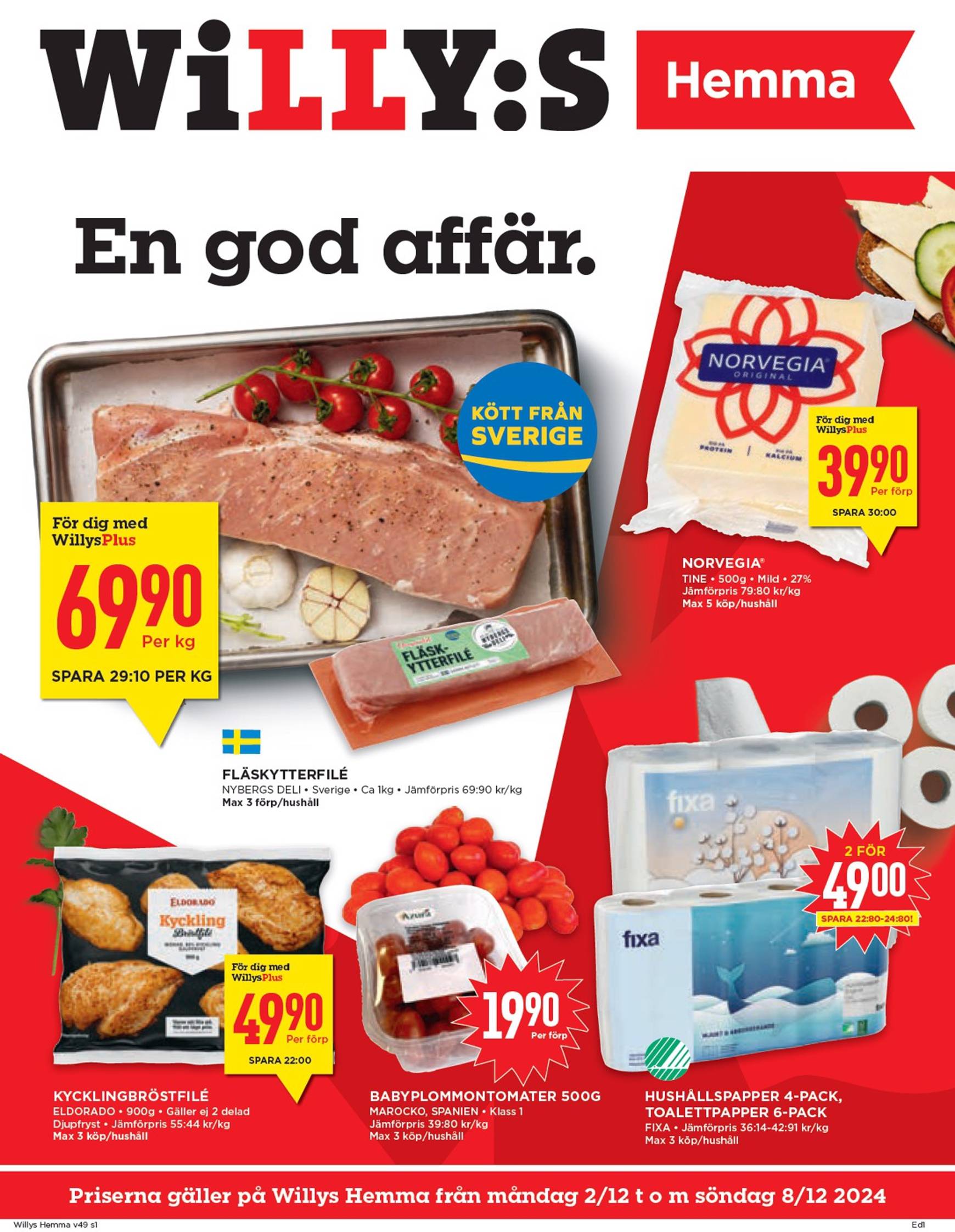 willy-s - Willy's - Hemma-reklambladet är giltigt från 02/12 - 08/12