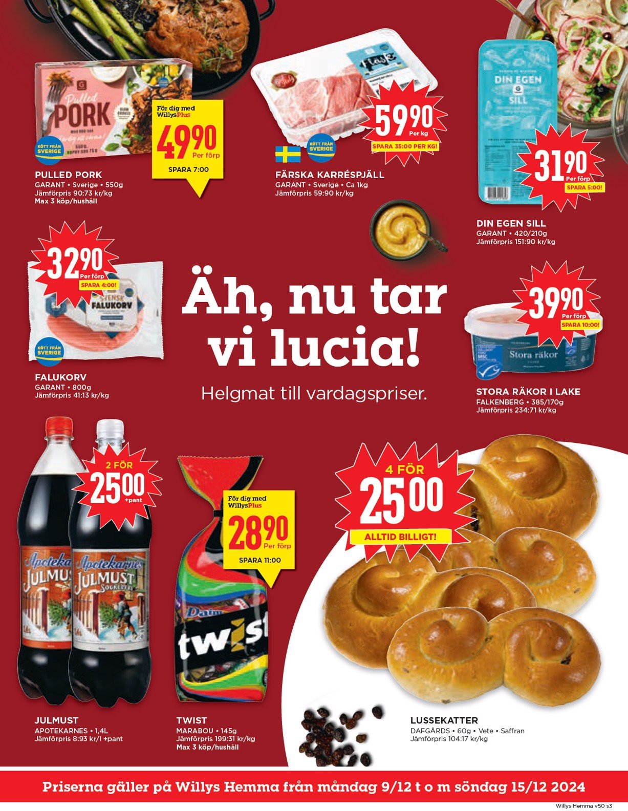 willy-s - Willy's - Hemma-reklambladet giltigt från 09/12 - 15/12 - page: 3