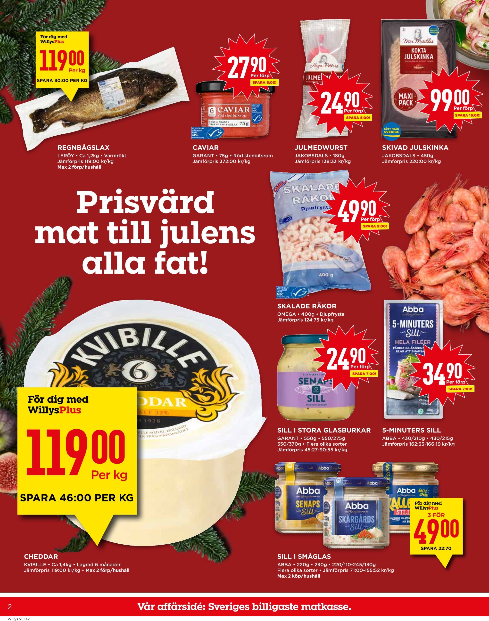 willy-s - Willy's-reklambladet giltigt från 16/12 - 25/12 - page: 2