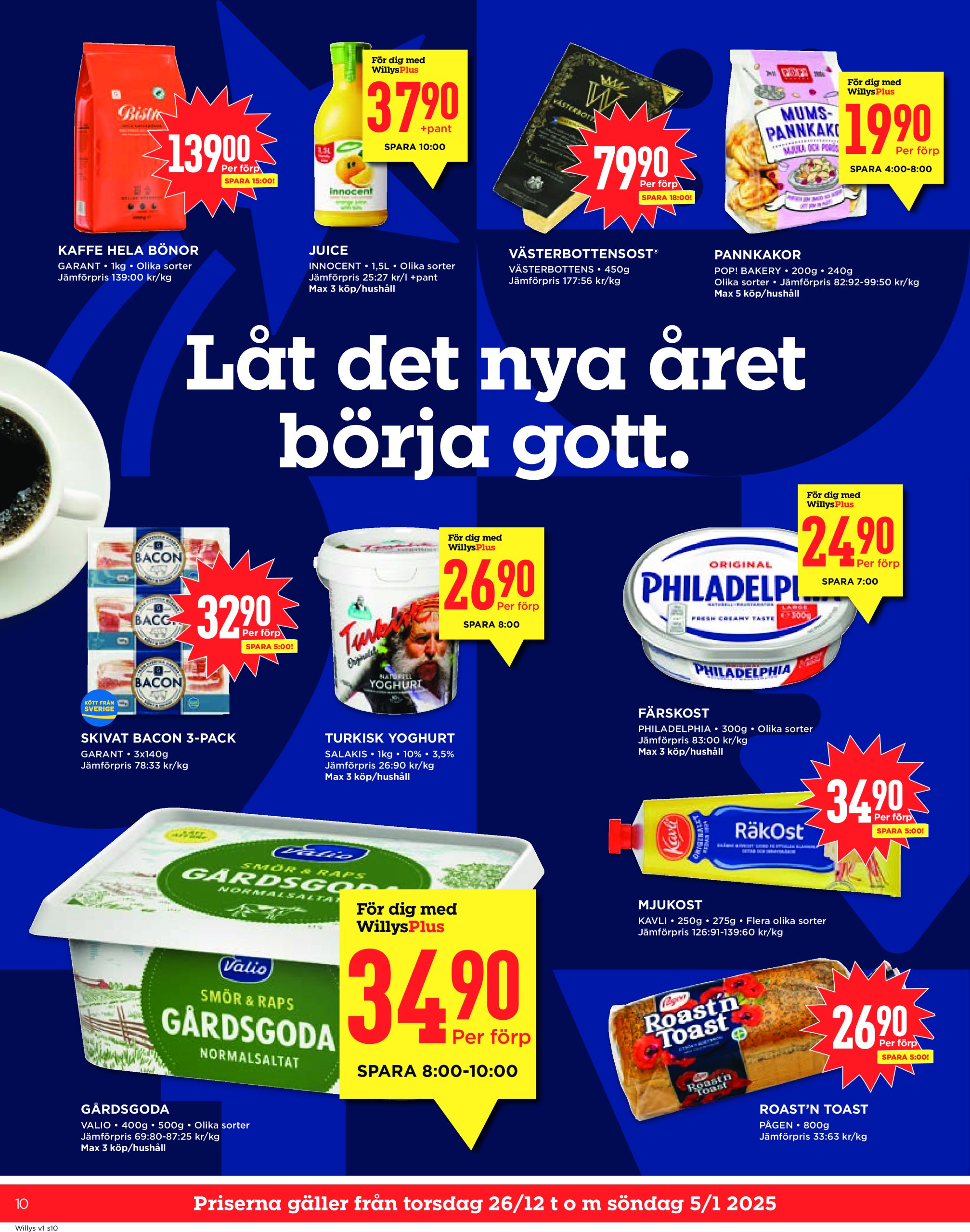 willy-s - Willy's-reklambladet giltigt från 26/12 - 05/01 - page: 10