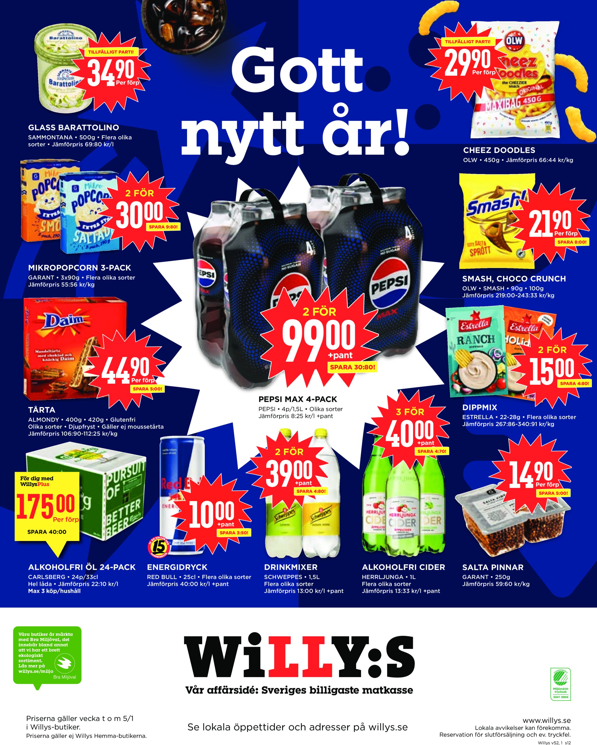 willy-s - Willy's-reklambladet giltigt från 26/12 - 05/01 - page: 12