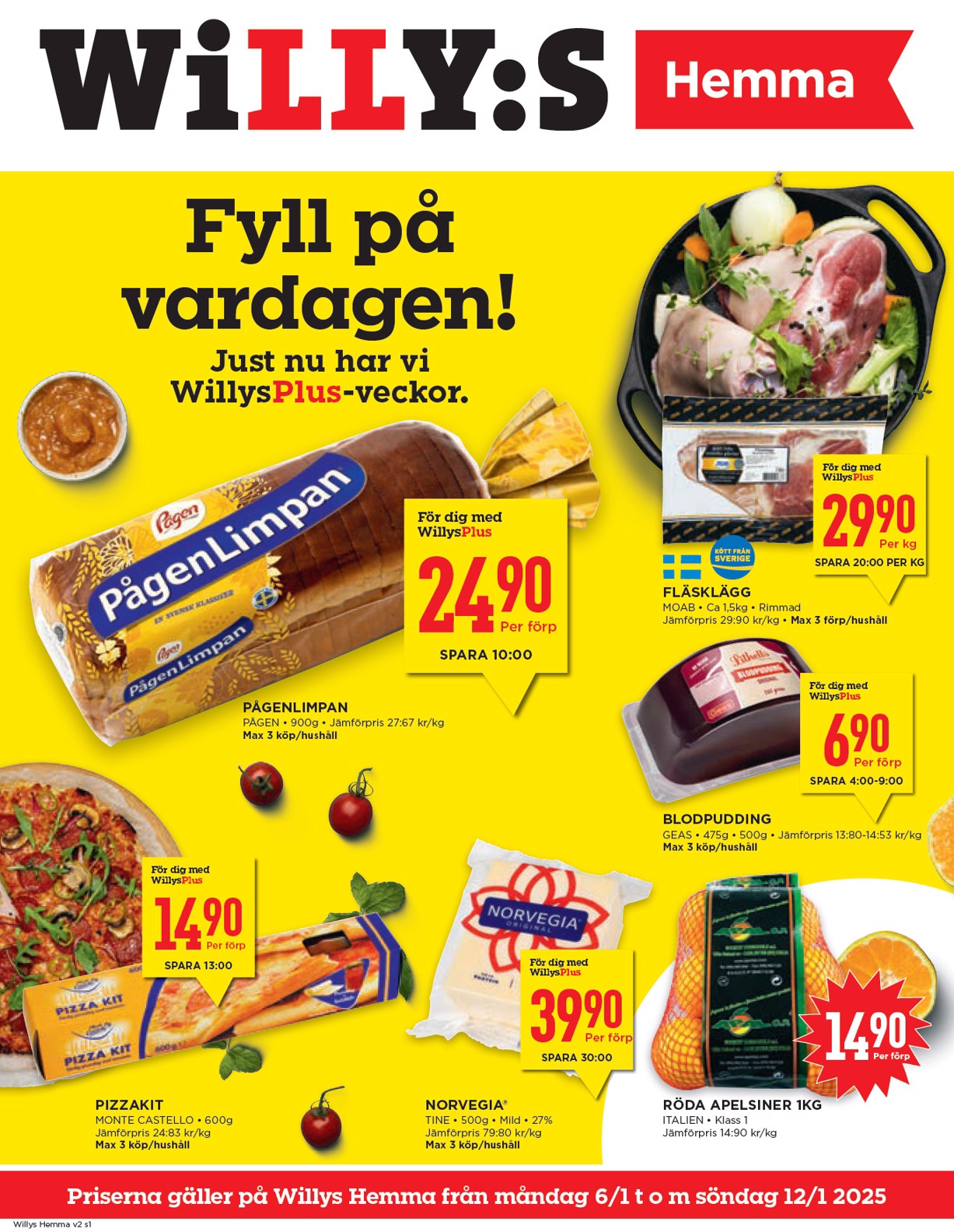 willy-s - Willy's - Hemma-reklambladet giltigt från 06/01 - 12/01