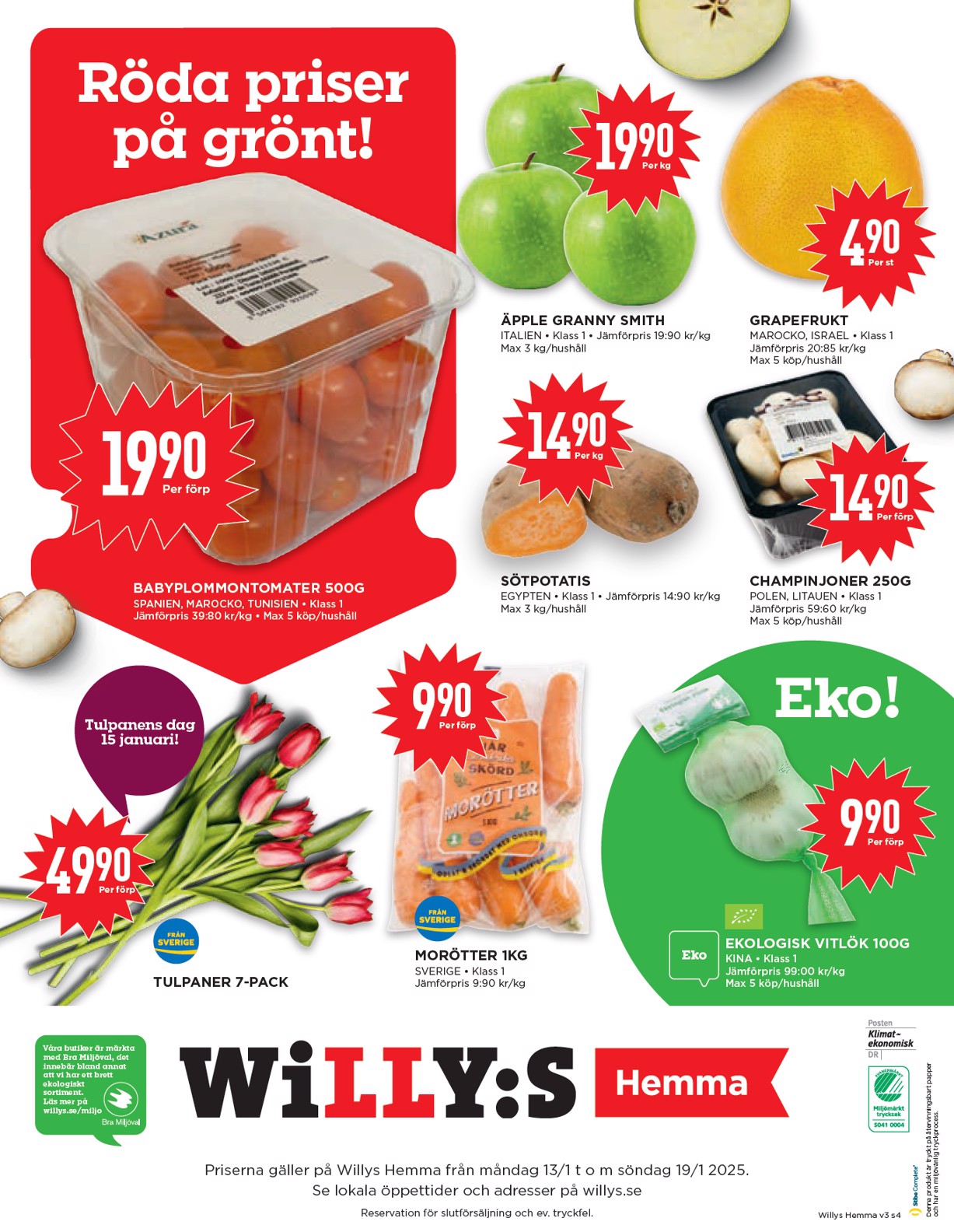 willy-s - Willy's - Hemma-reklambladet giltigt från 13/01 - 19/01 - page: 4