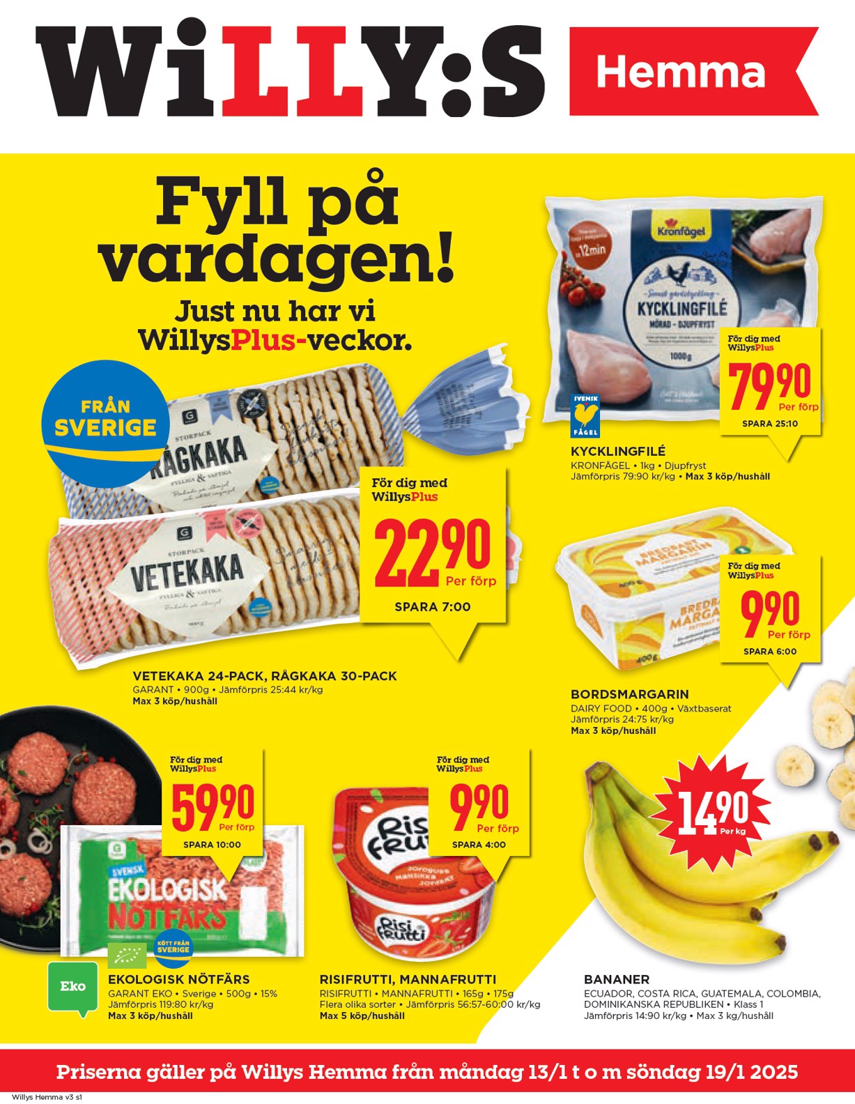 willy-s - Willy's - Hemma-reklambladet giltigt från 13/01 - 19/01