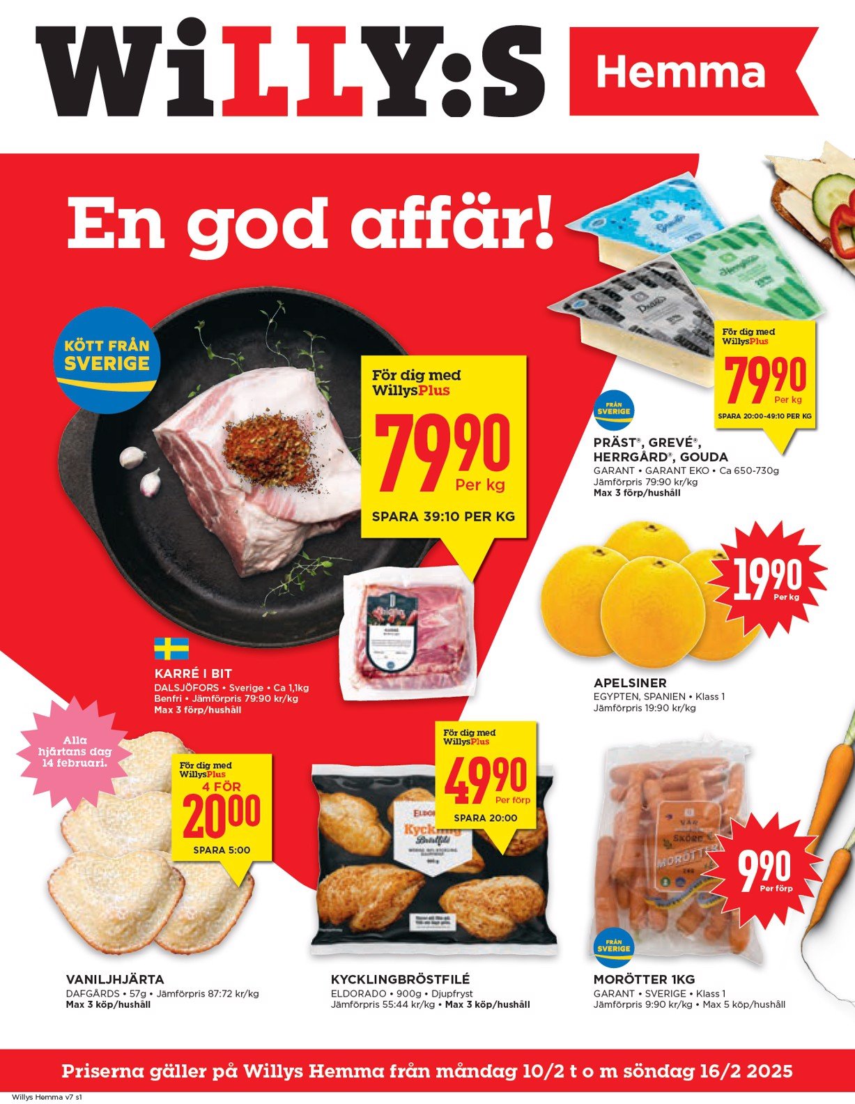 willy-s - Willy's - Hemma-reklambladet giltigt från 10/02 - 16/02