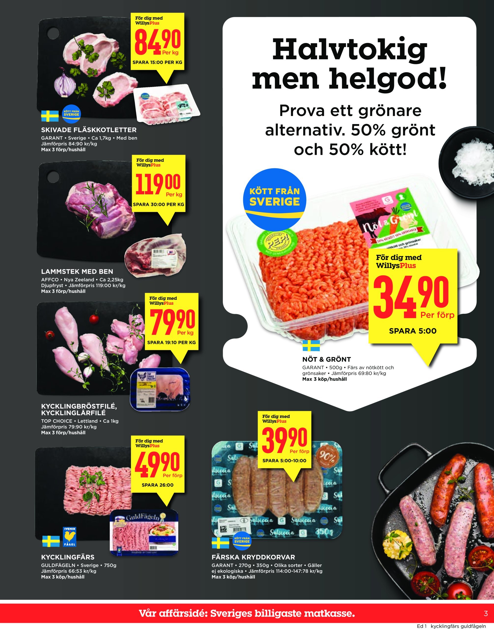 willy-s - Willy's-reklambladet giltigt från 10/02 - 16/02 - page: 3