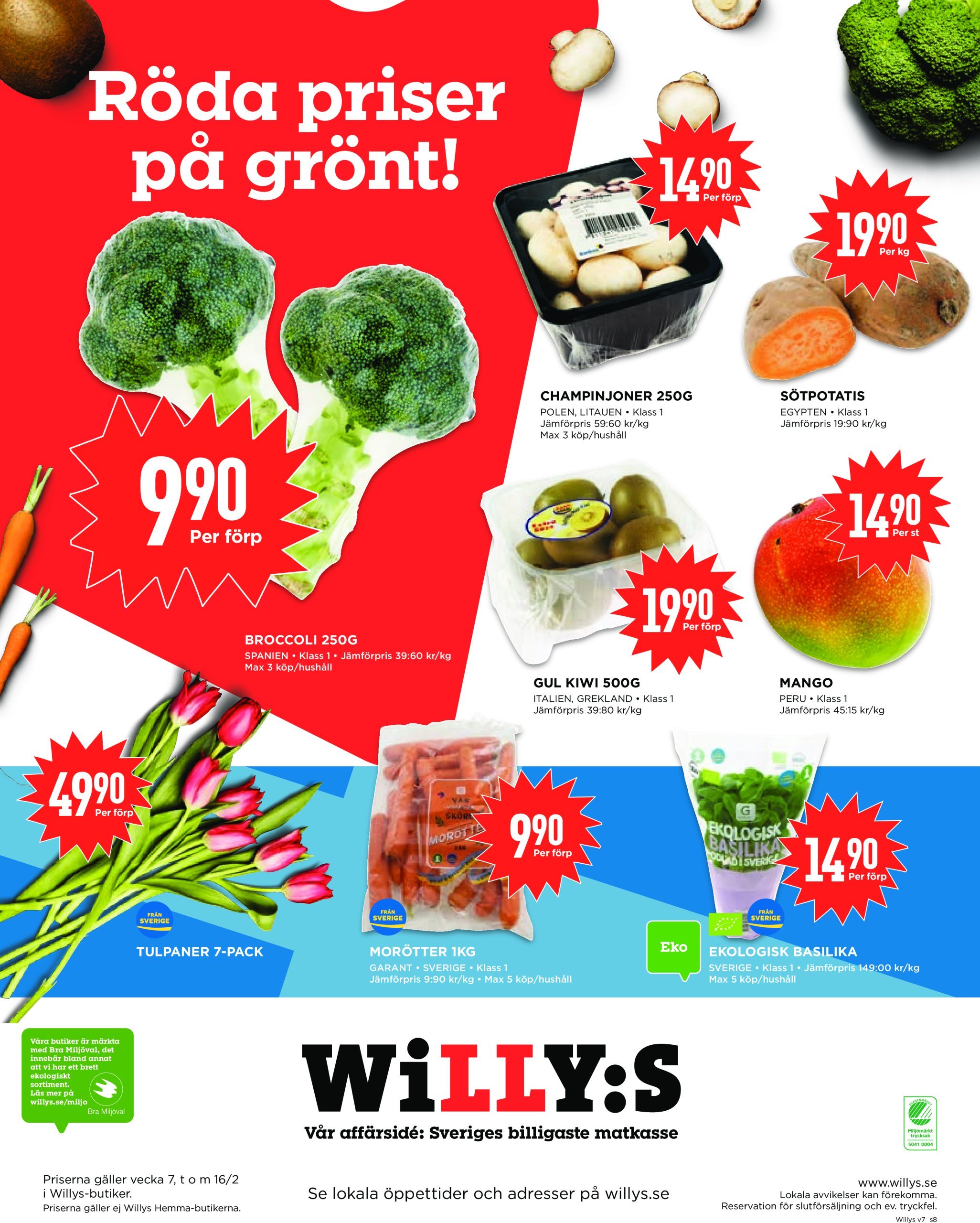 willy-s - Willy's-reklambladet giltigt från 10/02 - 16/02 - page: 8