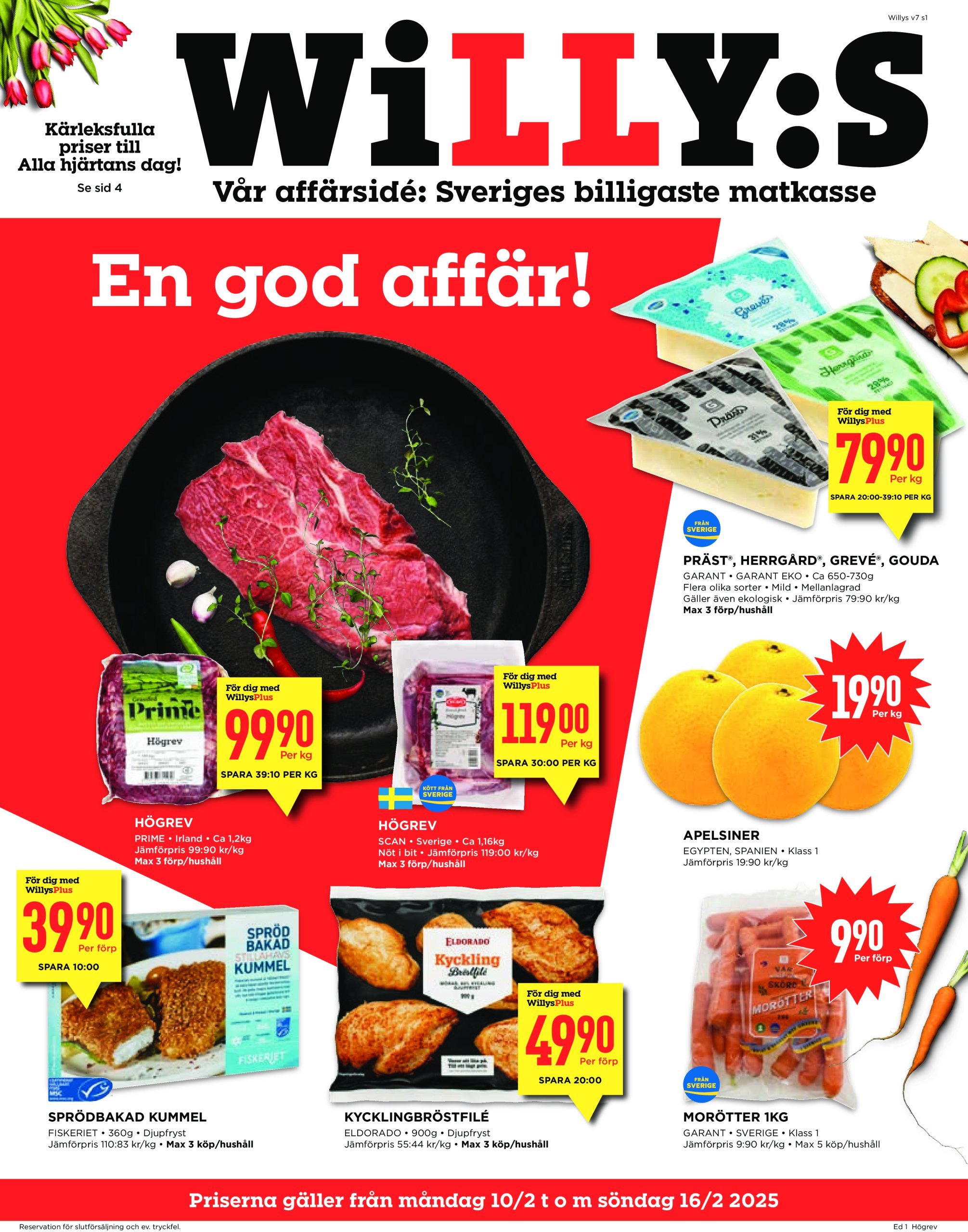 willy-s - Willy's-reklambladet giltigt från 10/02 - 16/02