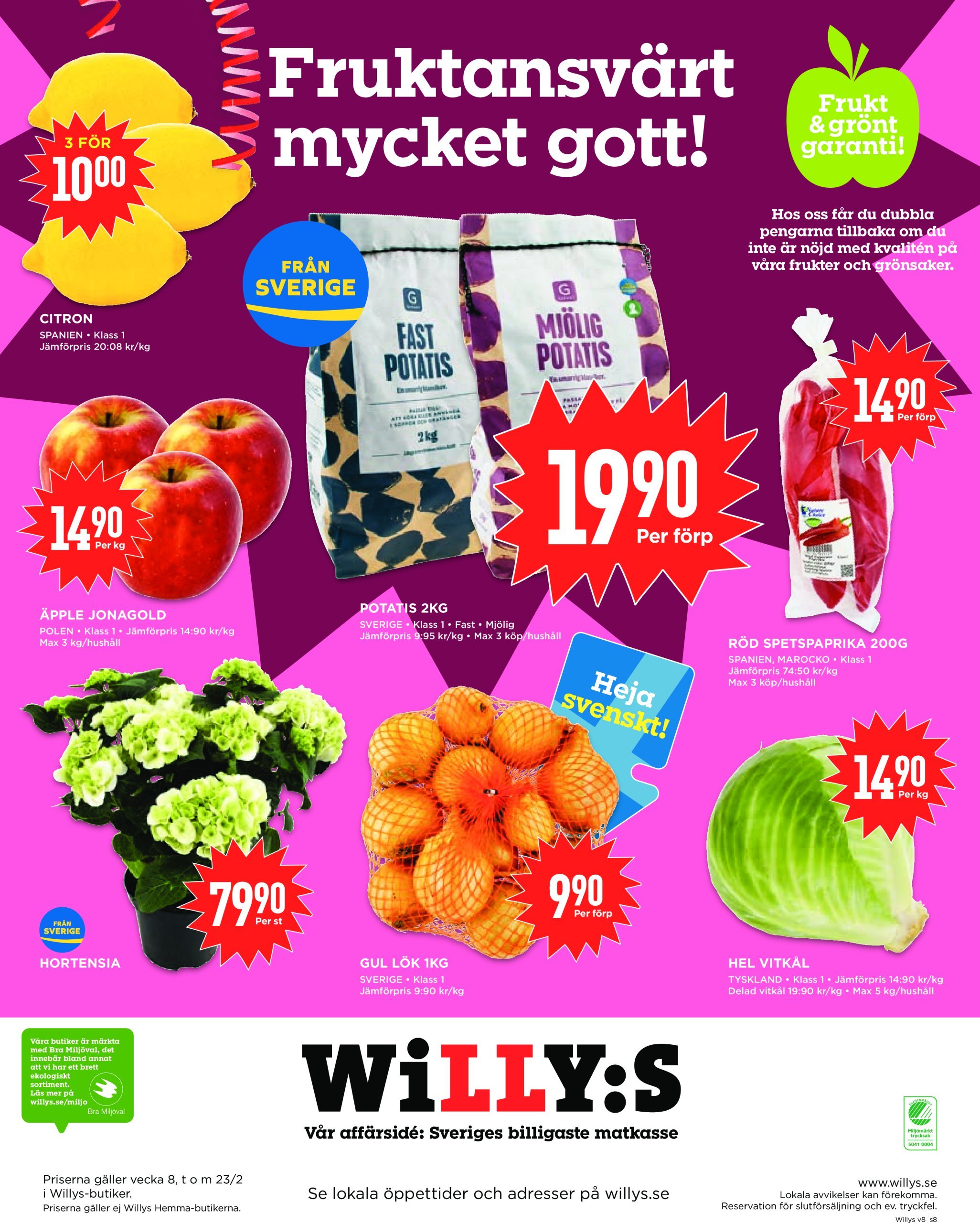 willy-s - Willy's-reklambladet giltigt från 17/02 - 23/02 - page: 8