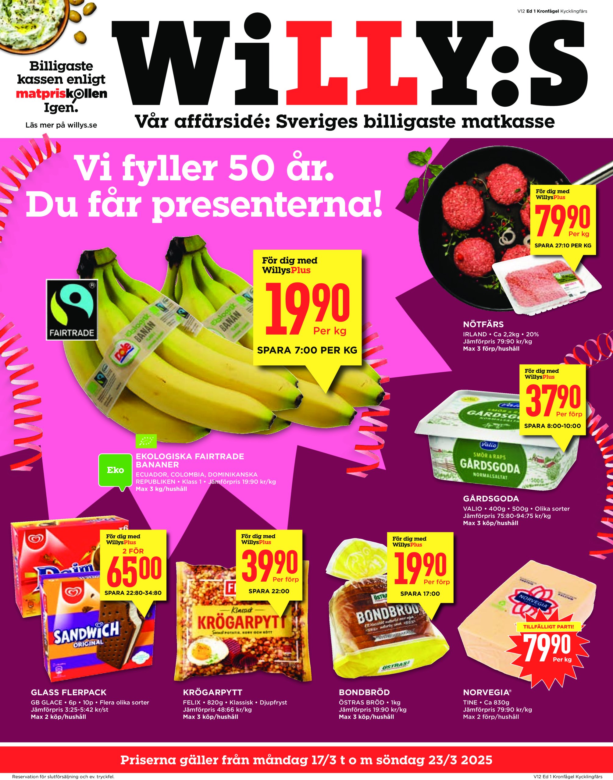 willy-s - Willy's-reklambladet giltigt från 17/03 - 23/03