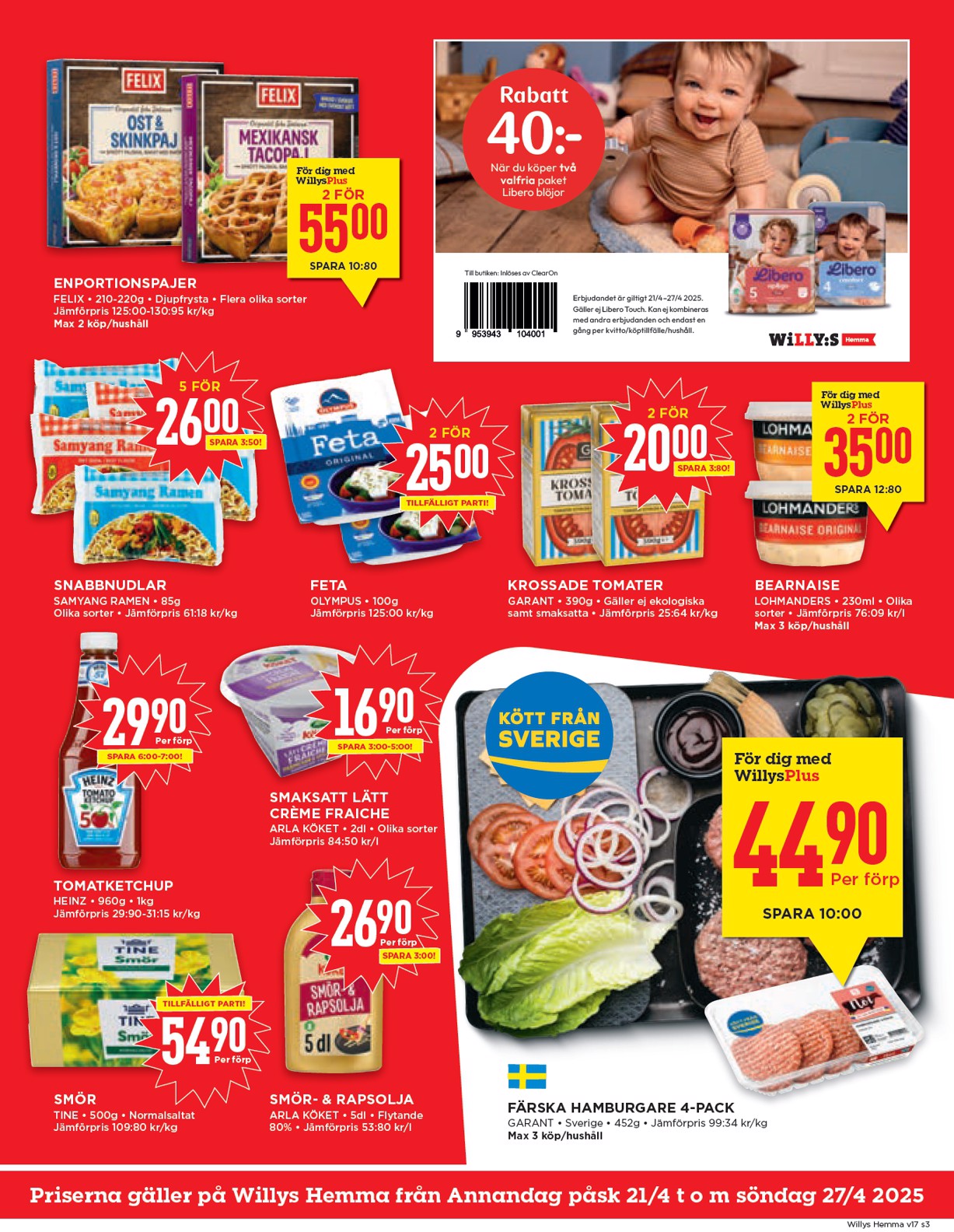 willy-s - Willy's - Hemma-reklambladet giltigt från 21/04 - 27/04 - page: 3