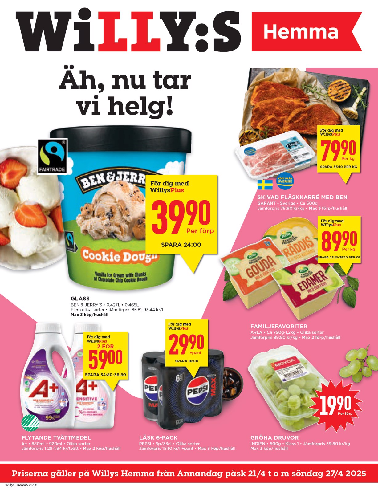 willy-s - Willy's - Hemma-reklambladet giltigt från 21/04 - 27/04