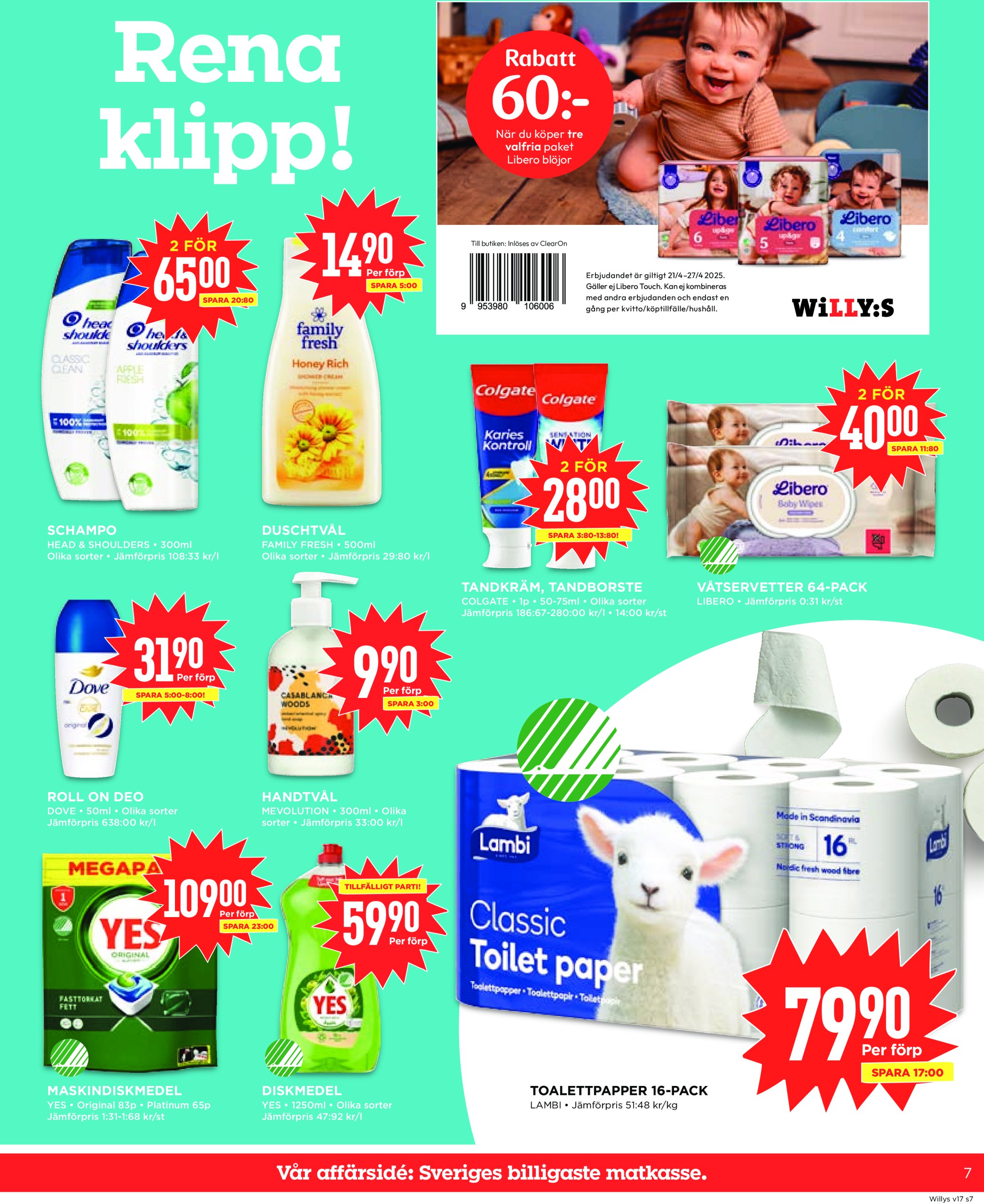 willy-s - Willy's-reklambladet giltigt från 21/04 - 27/04 - page: 7