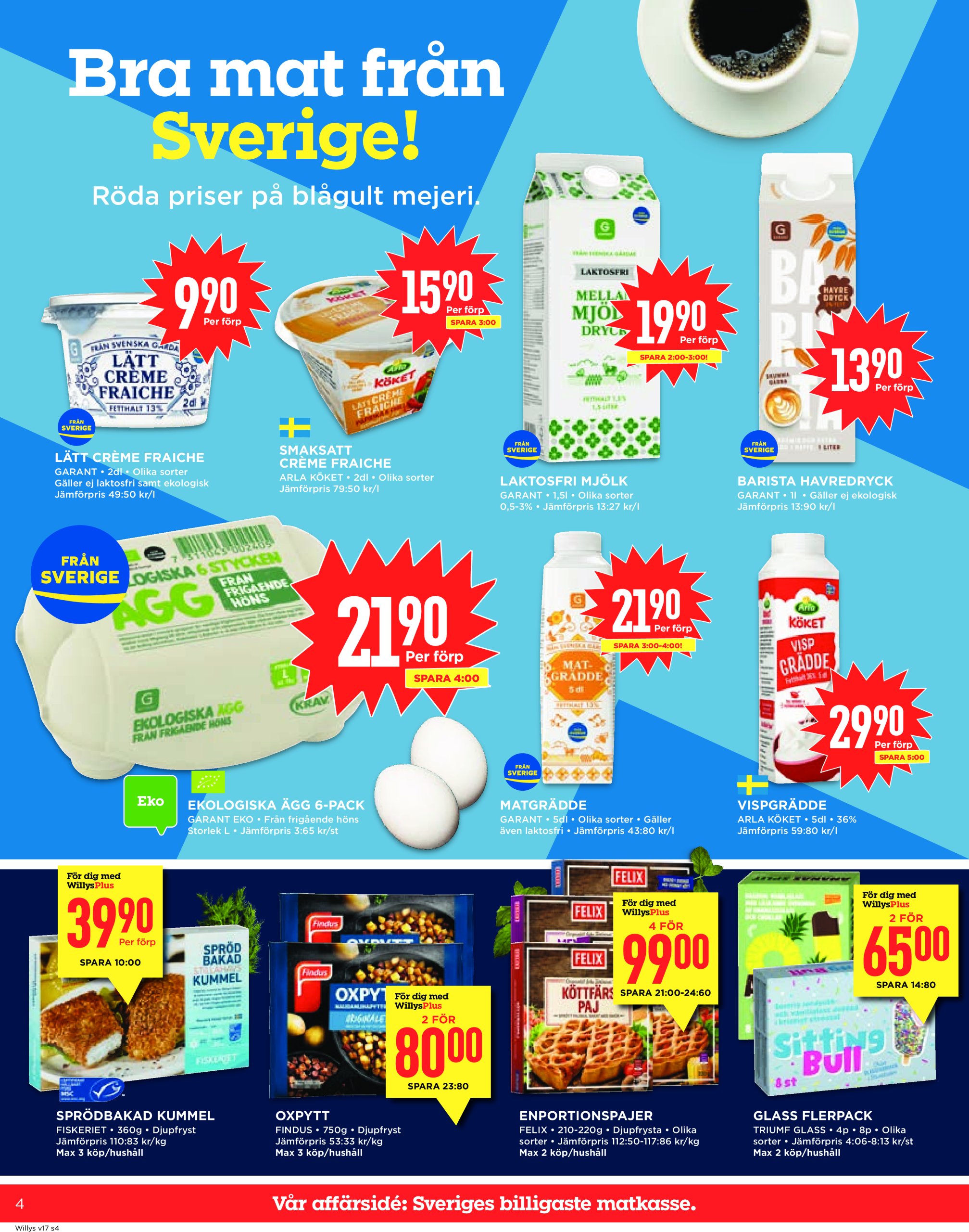 willy-s - Willy's-reklambladet giltigt från 21/04 - 27/04 - page: 4