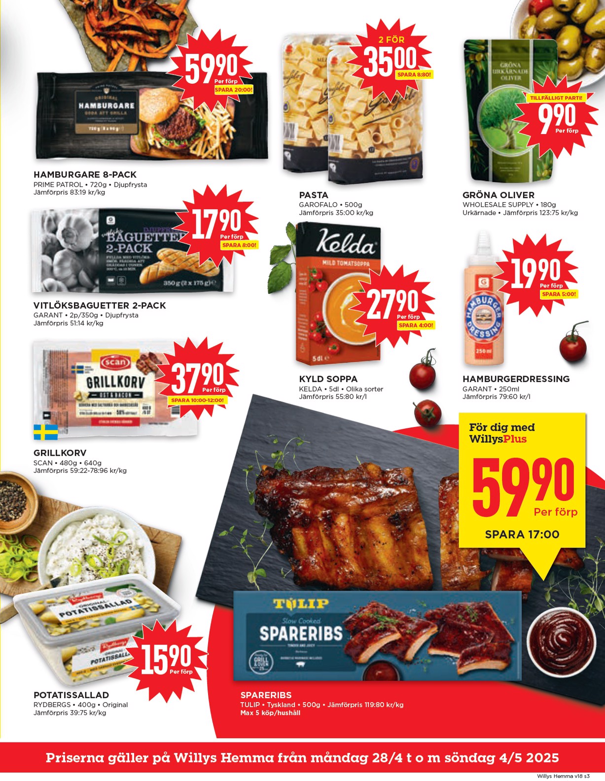 willy-s - Willy's - Hemma-reklambladet giltigt från 28/04 - 04/05 - page: 3