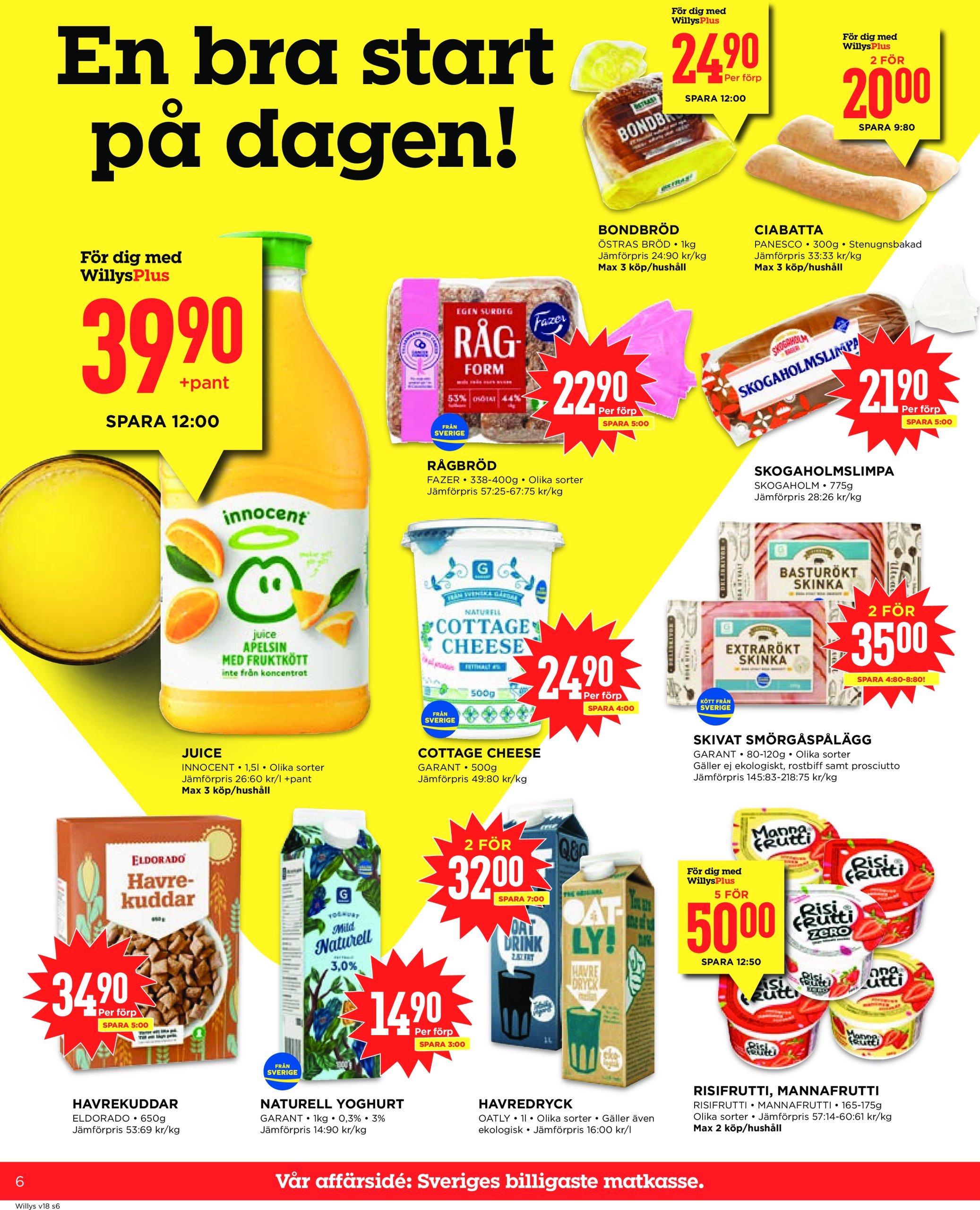 willy-s - Willy's-reklambladet giltigt från 28/04 - 04/05 - page: 6