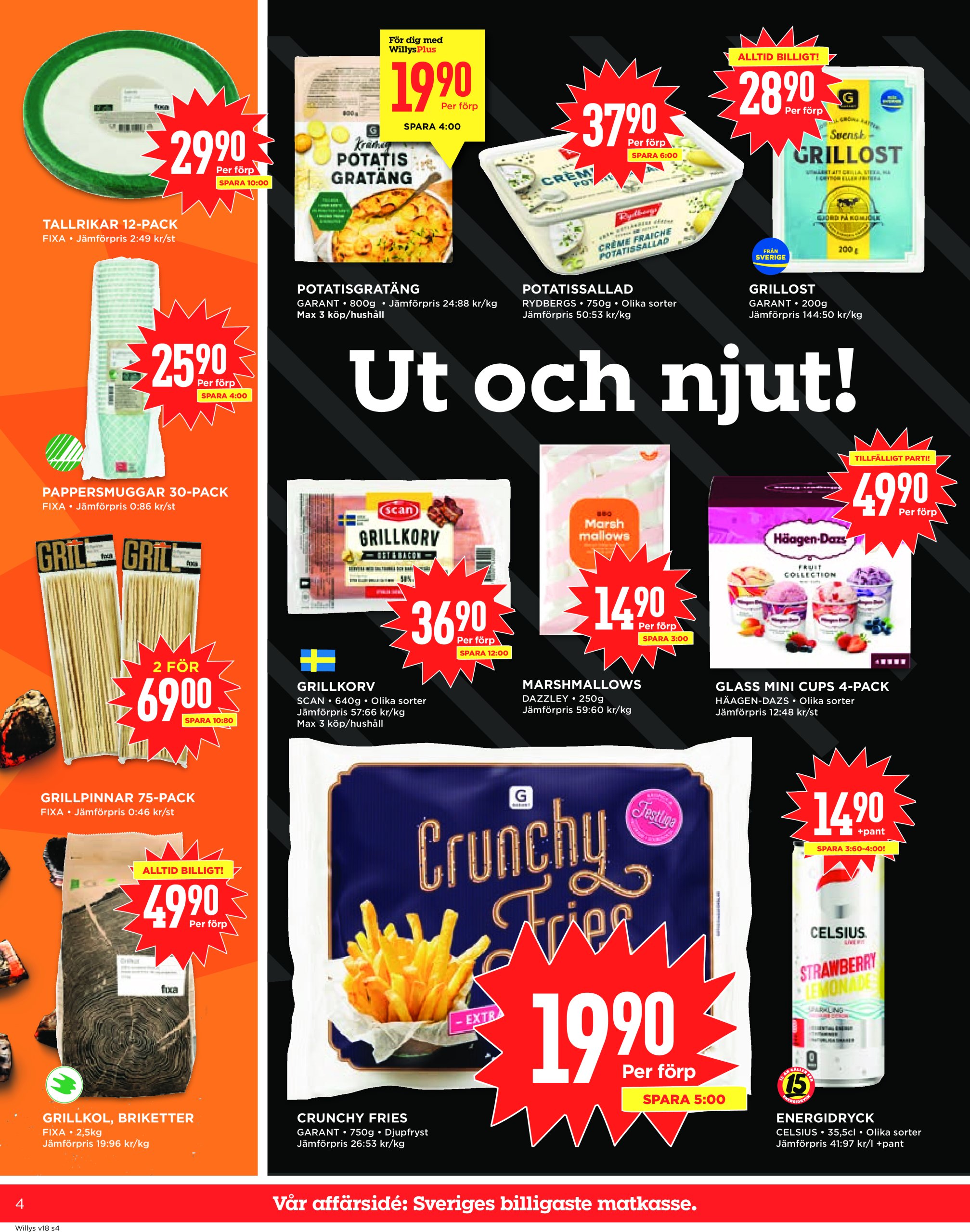 willy-s - Willy's-reklambladet giltigt från 28/04 - 04/05 - page: 4