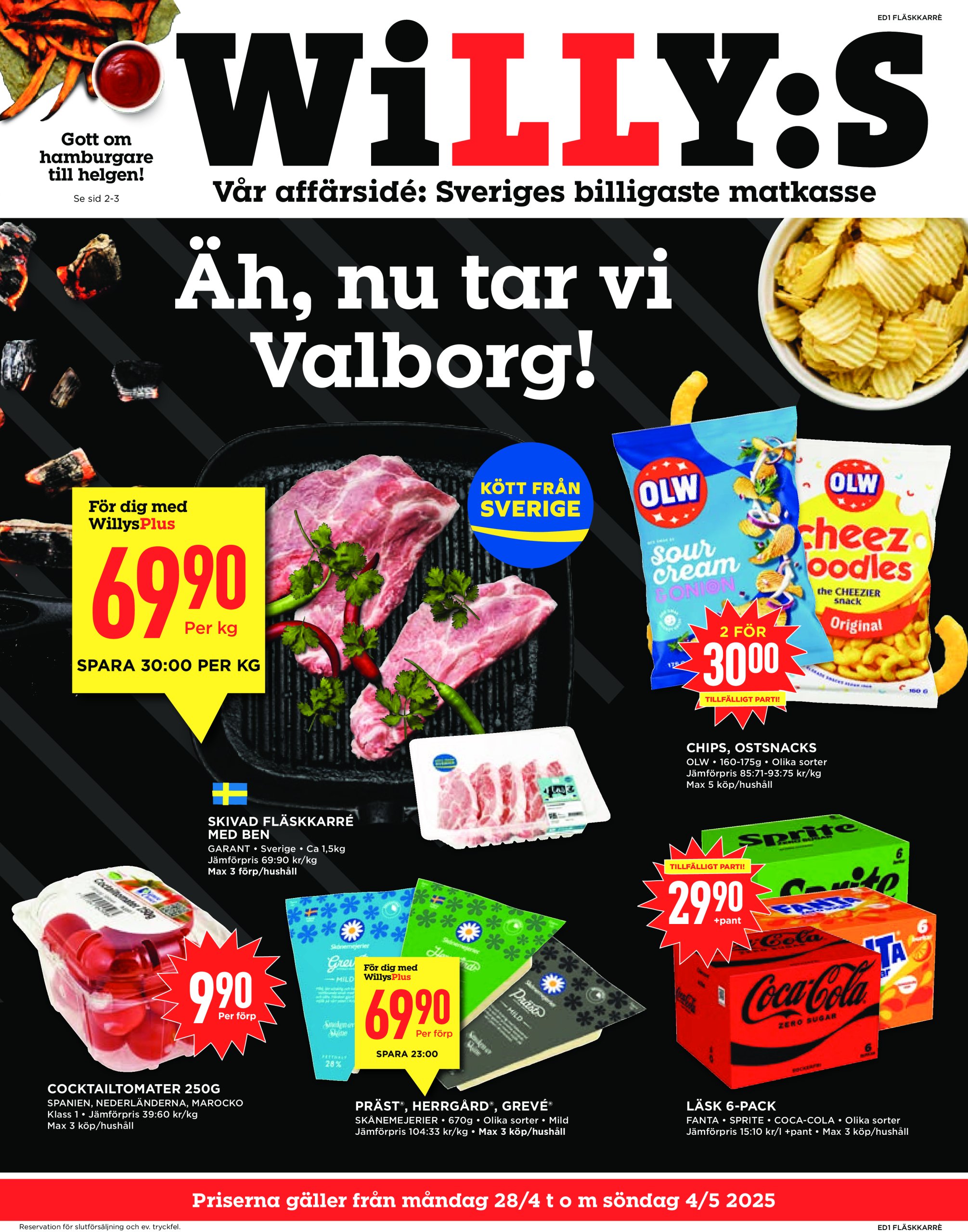 willy-s - Willy's-reklambladet giltigt från 28/04 - 04/05 - page: 1
