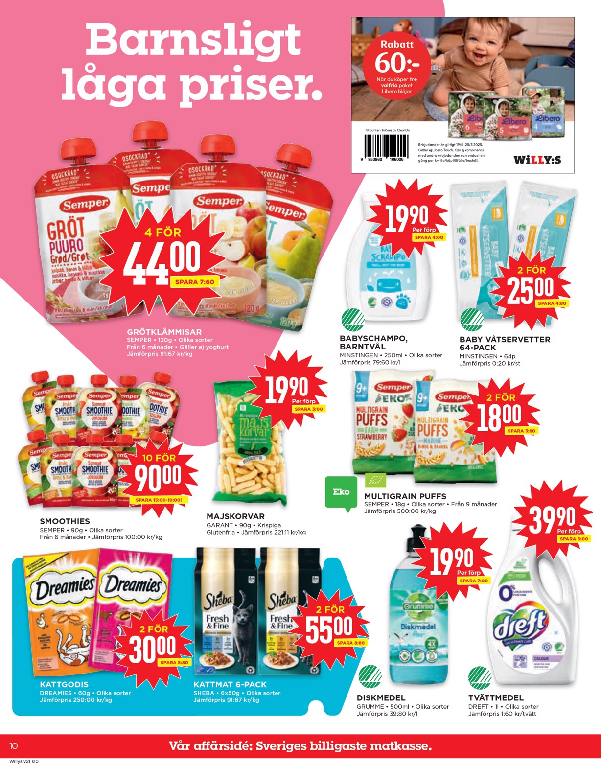 willy-s - Willy's-reklambladet giltigt från 19/05 - 25/05 - page: 10