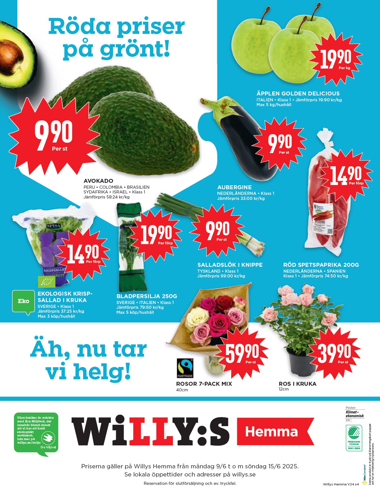willy-s - Willy's - Hemma-reklambladet giltigt från 09/06 - 15/06 - page: 4