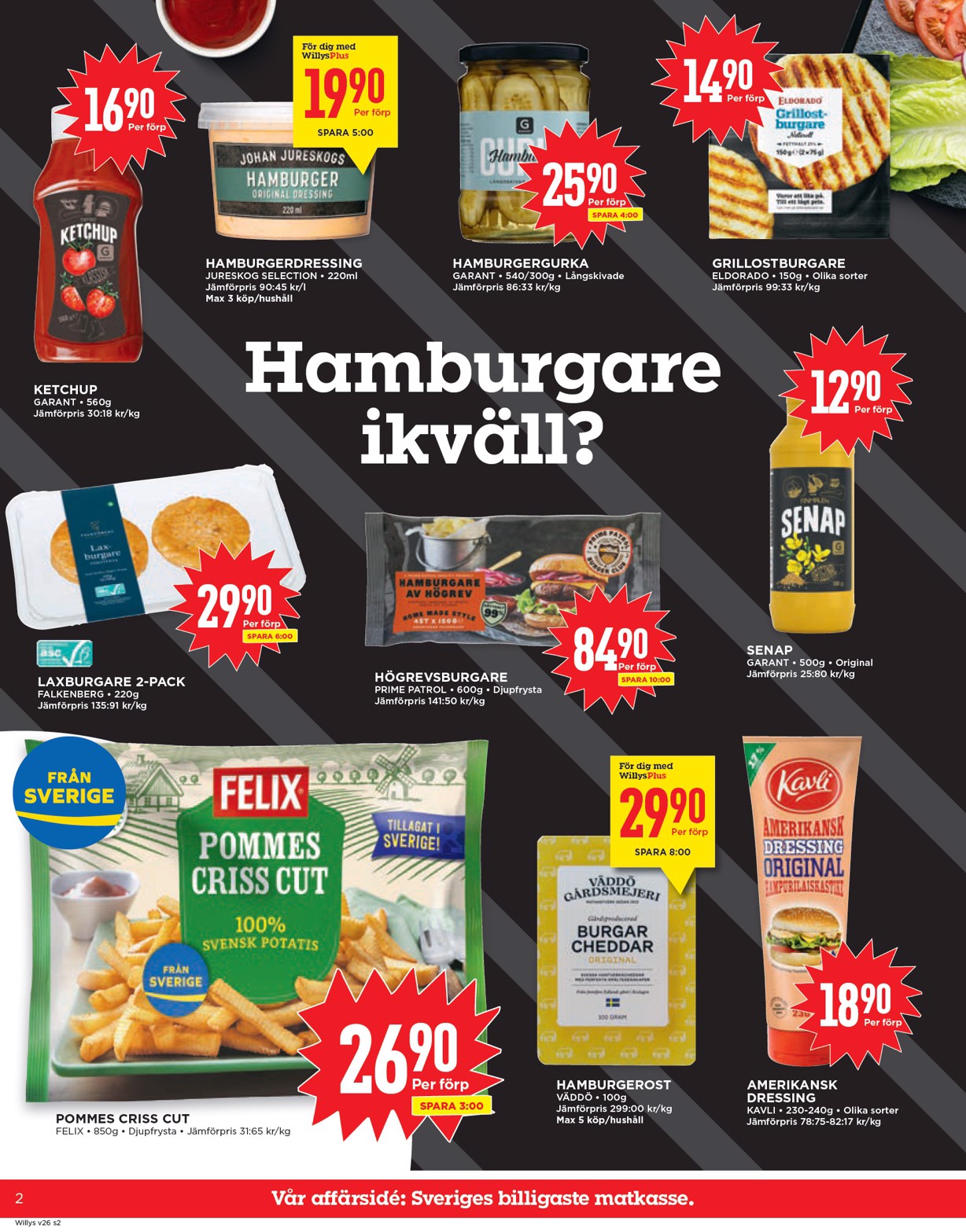 willy-s - Willy's-reklambladet giltigt från 23/06 - 29/06 - page: 2