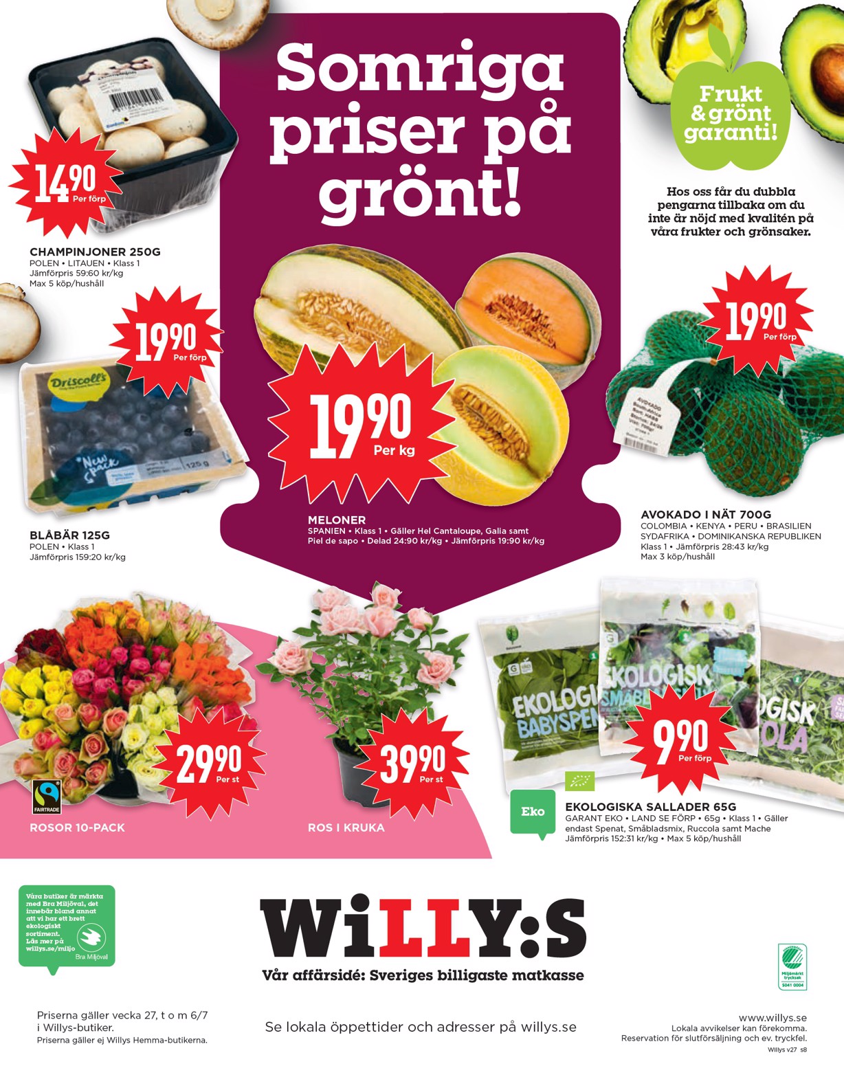 willy-s - Willy's-reklambladet giltigt från 30/06 - 06/07 - page: 8