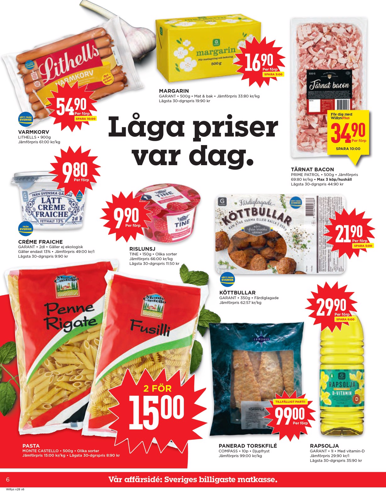 willy-s - Willy's-reklambladet giltigt från 07/07 - 13/07 - page: 6