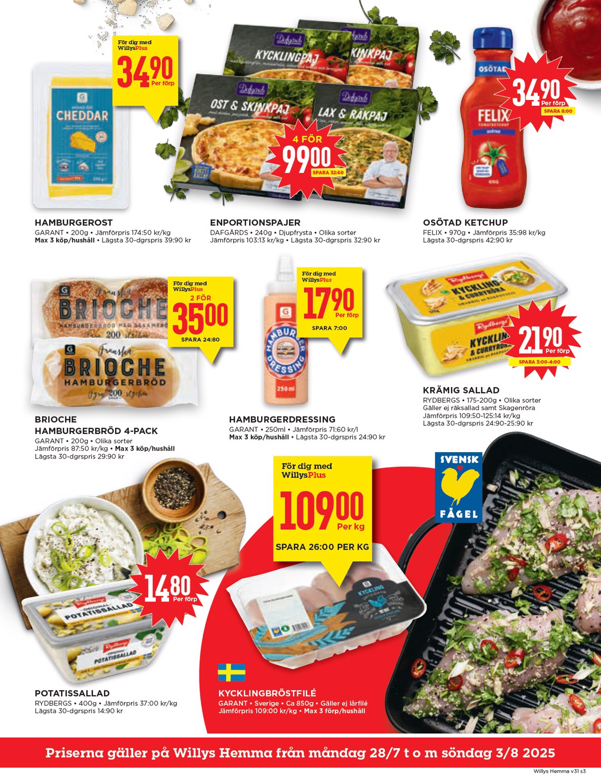 willy-s - Willy's - Hemma-reklambladet giltigt från 28/07 - 03/08 - page: 3