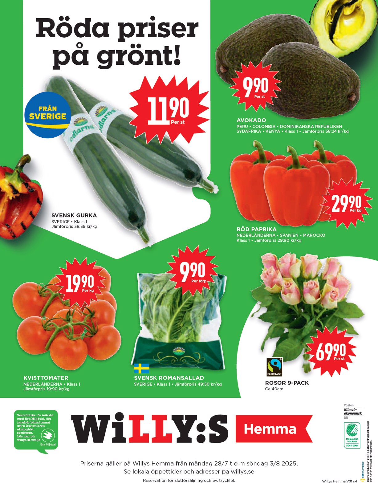 willy-s - Willy's - Hemma-reklambladet giltigt från 28/07 - 03/08 - page: 4