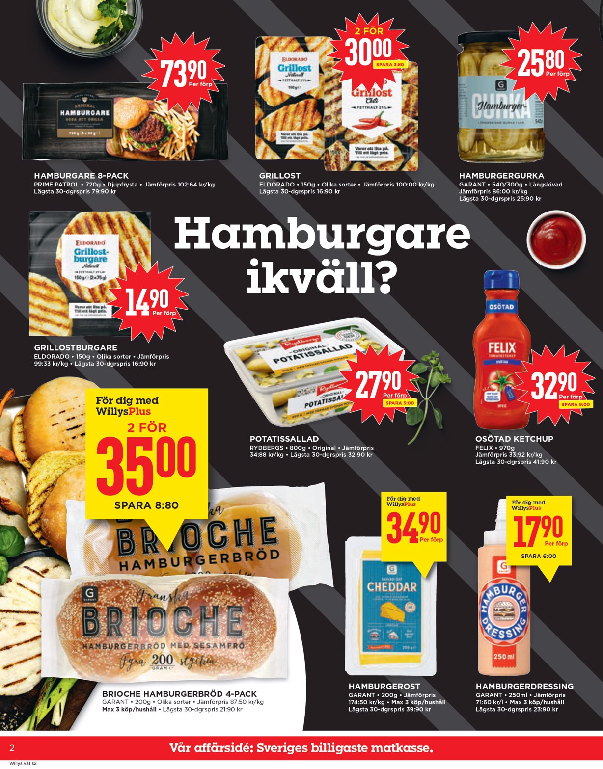 willy-s - Willy's-reklambladet giltigt från 28/07 - 03/08 - page: 2