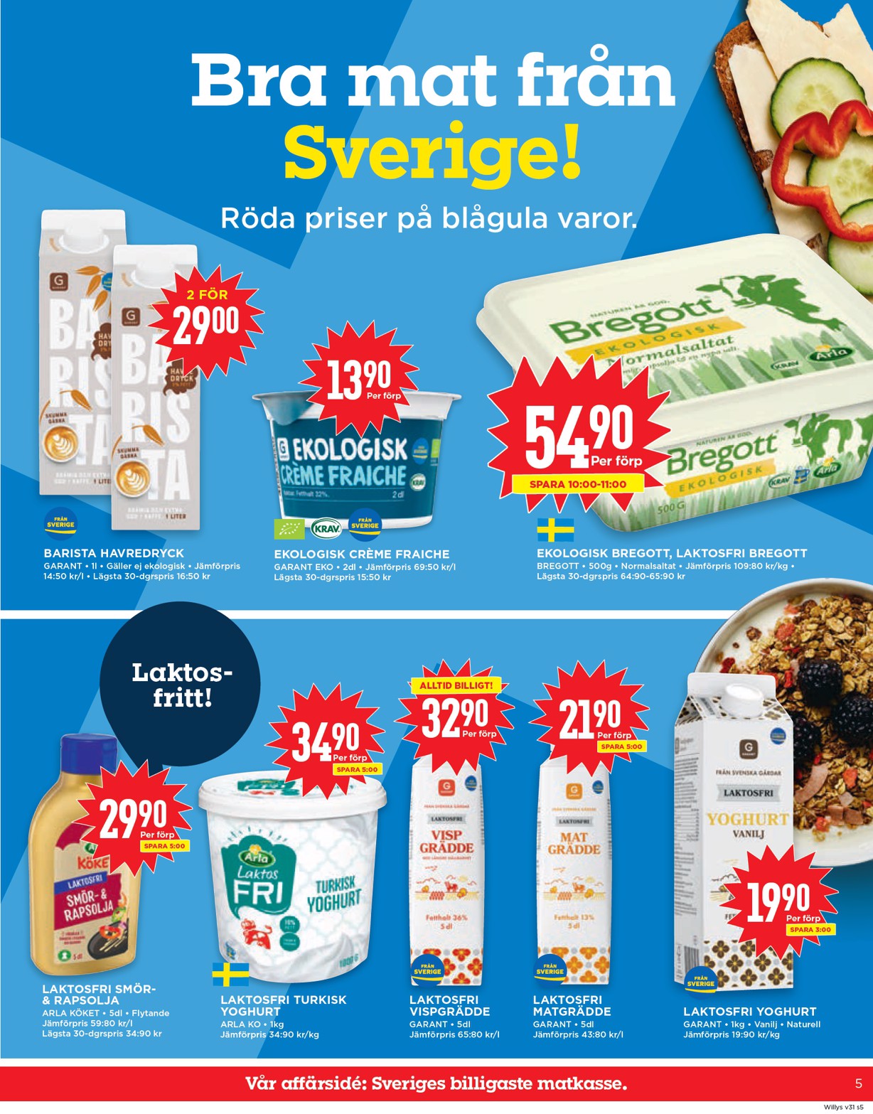 willy-s - Willy's-reklambladet giltigt från 28/07 - 03/08 - page: 5