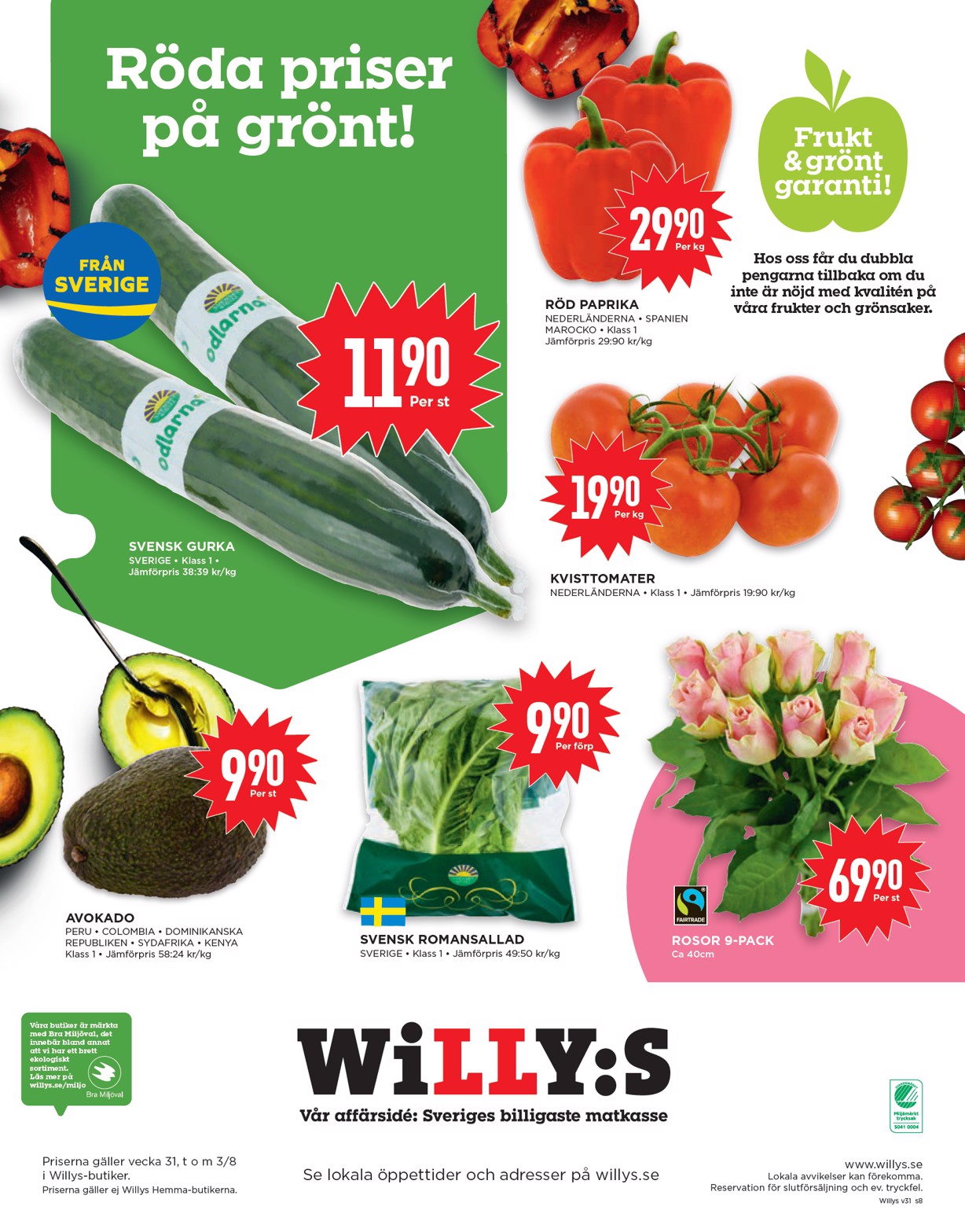 willy-s - Willy's-reklambladet giltigt från 28/07 - 03/08 - page: 8