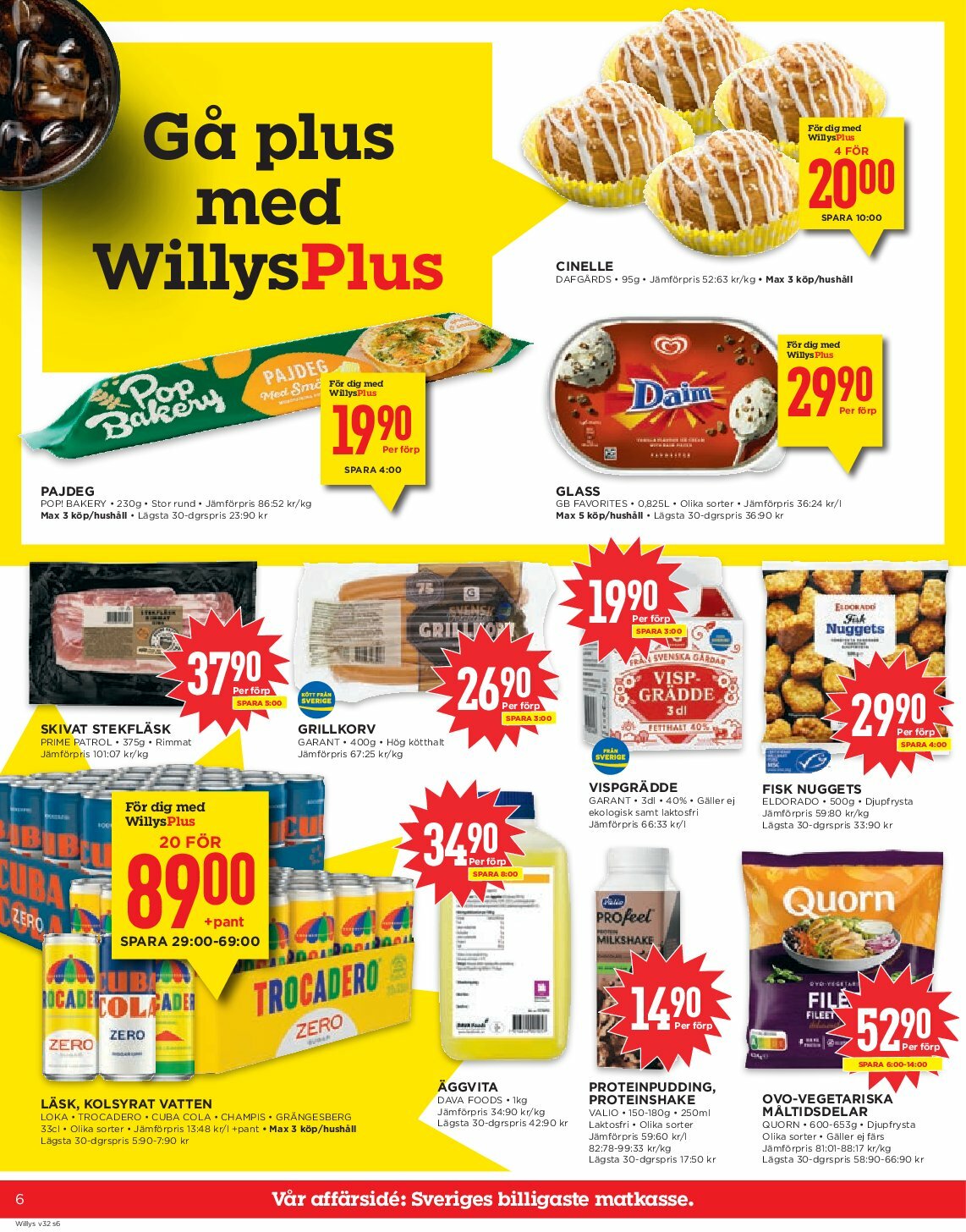 willy-s - Willy's-reklambladet giltigt från 04/08 - 10/08 - page: 6