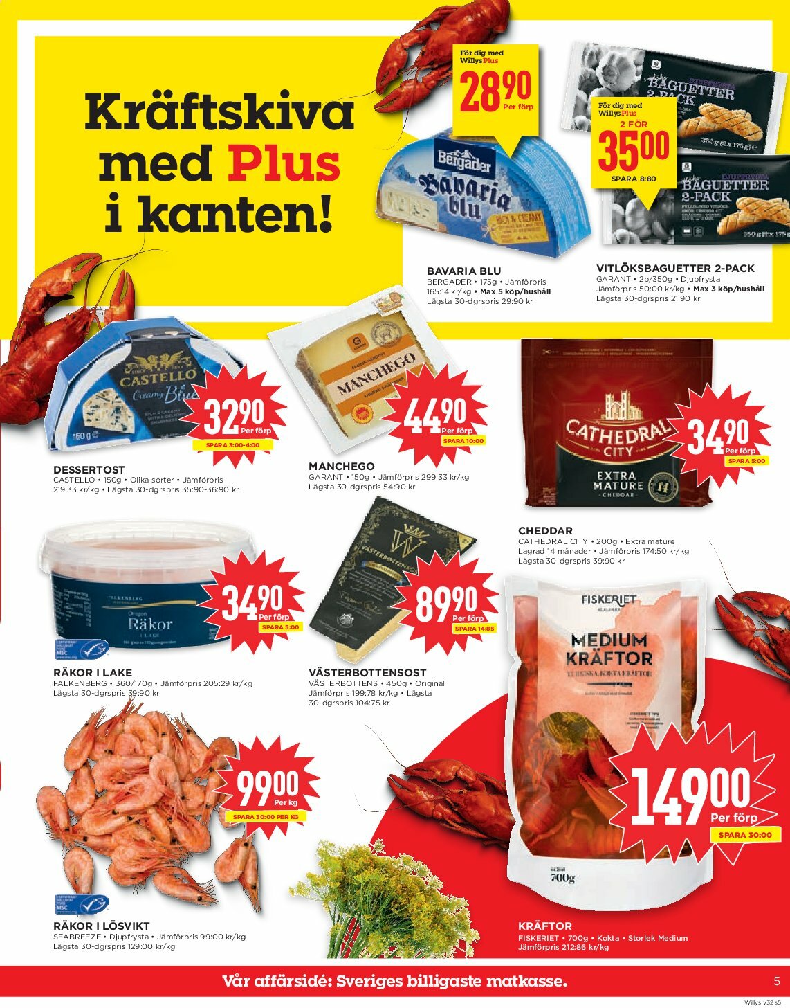 willy-s - Willy's-reklambladet giltigt från 04/08 - 10/08 - page: 5