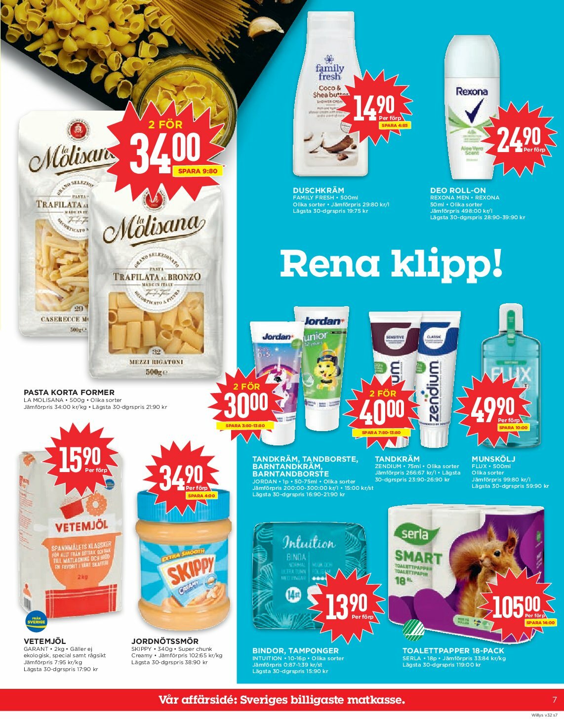 willy-s - Willy's-reklambladet giltigt från 04/08 - 10/08 - page: 7
