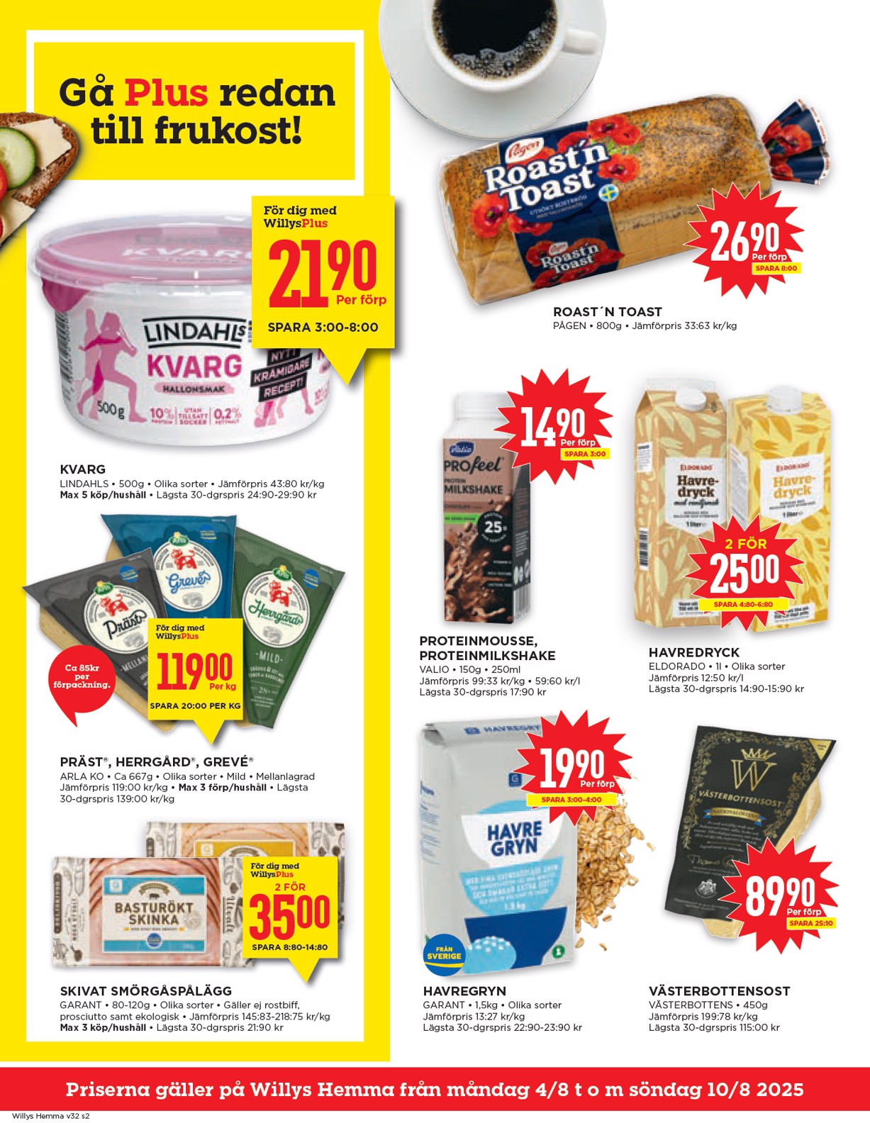 willy-s - Willy's - Hemma-reklambladet giltigt från 04/08 - 10/08 - page: 2