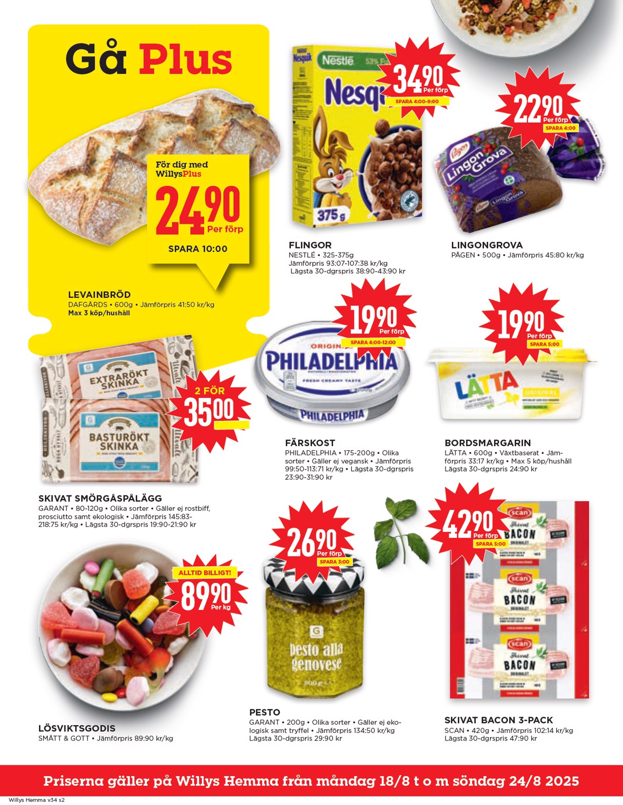 willy-s - Willy's - Hemma-reklambladet giltigt från 18/08 - 24/08 - page: 2