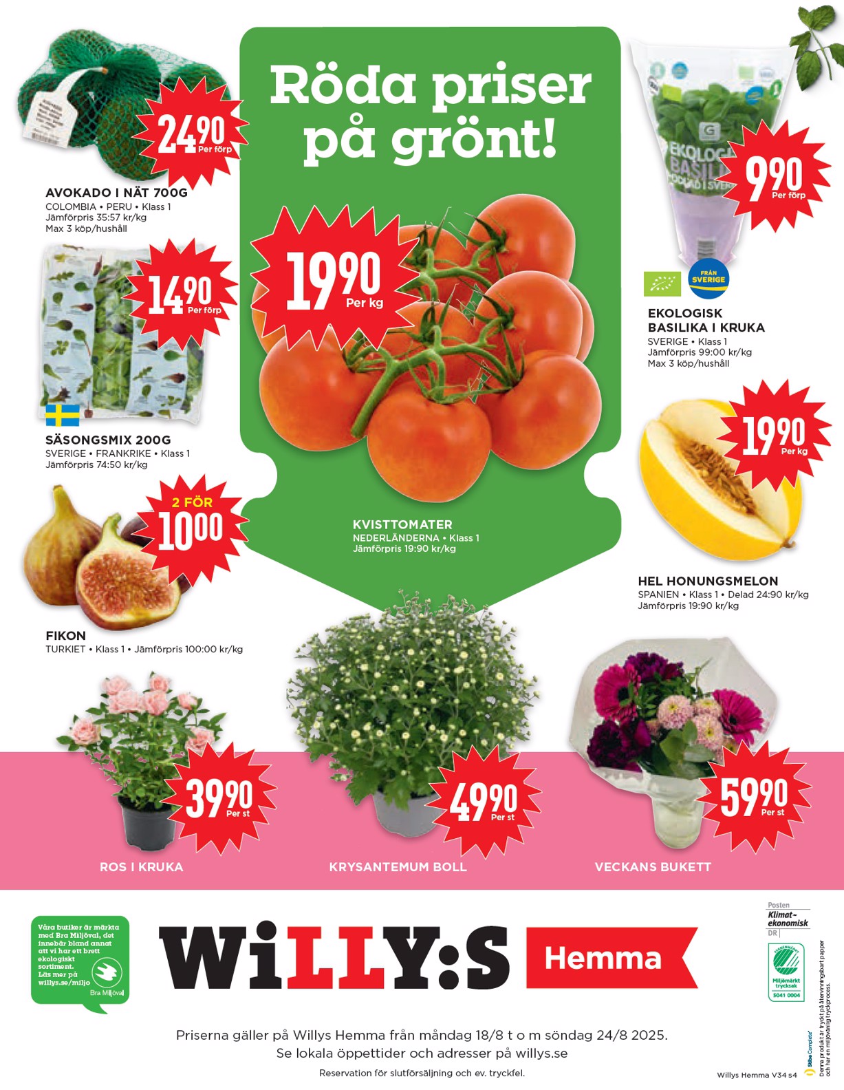 willy-s - Willy's - Hemma-reklambladet giltigt från 18/08 - 24/08 - page: 4