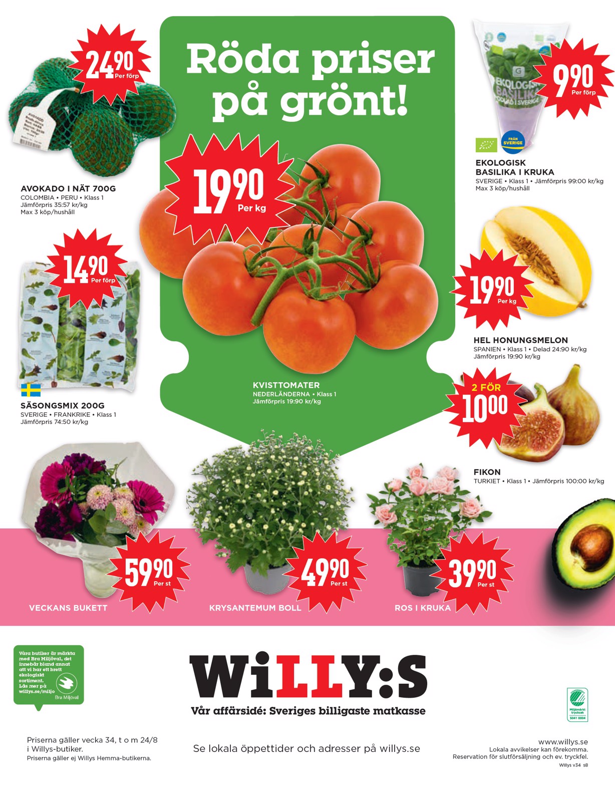 willy-s - Willy's-reklambladet giltigt från 18/08 - 24/08 - page: 8