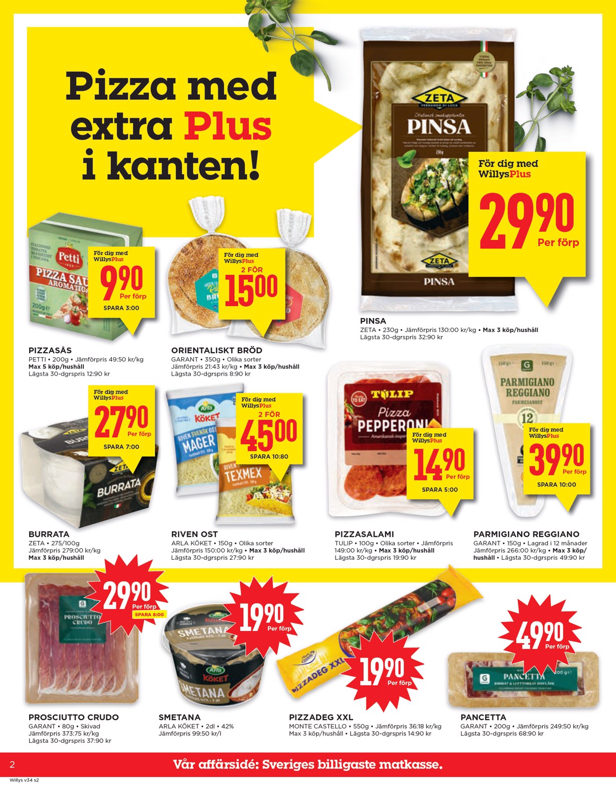willy-s - Willy's-reklambladet giltigt från 18/08 - 24/08 - page: 2