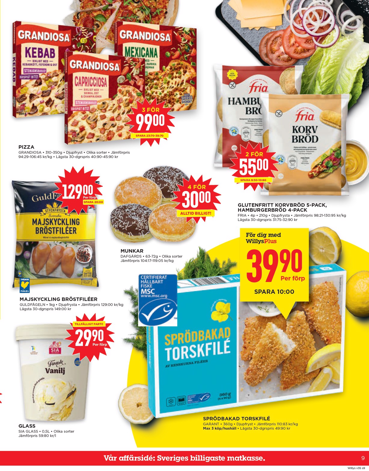 willy-s - Willy's-reklambladet giltigt från 25/08 - 31/08 - page: 9